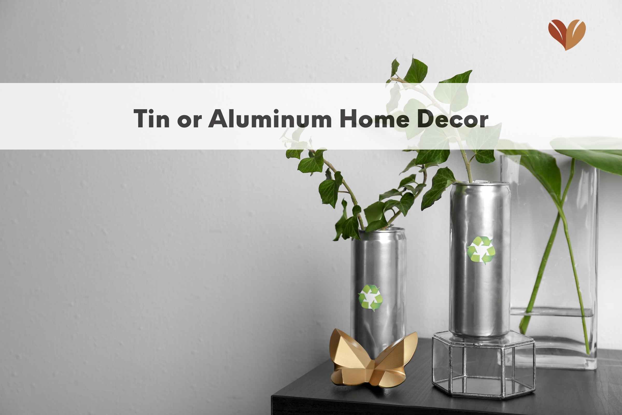Tin or Aluminum Home Decor - 10-year anniversary gifts for her