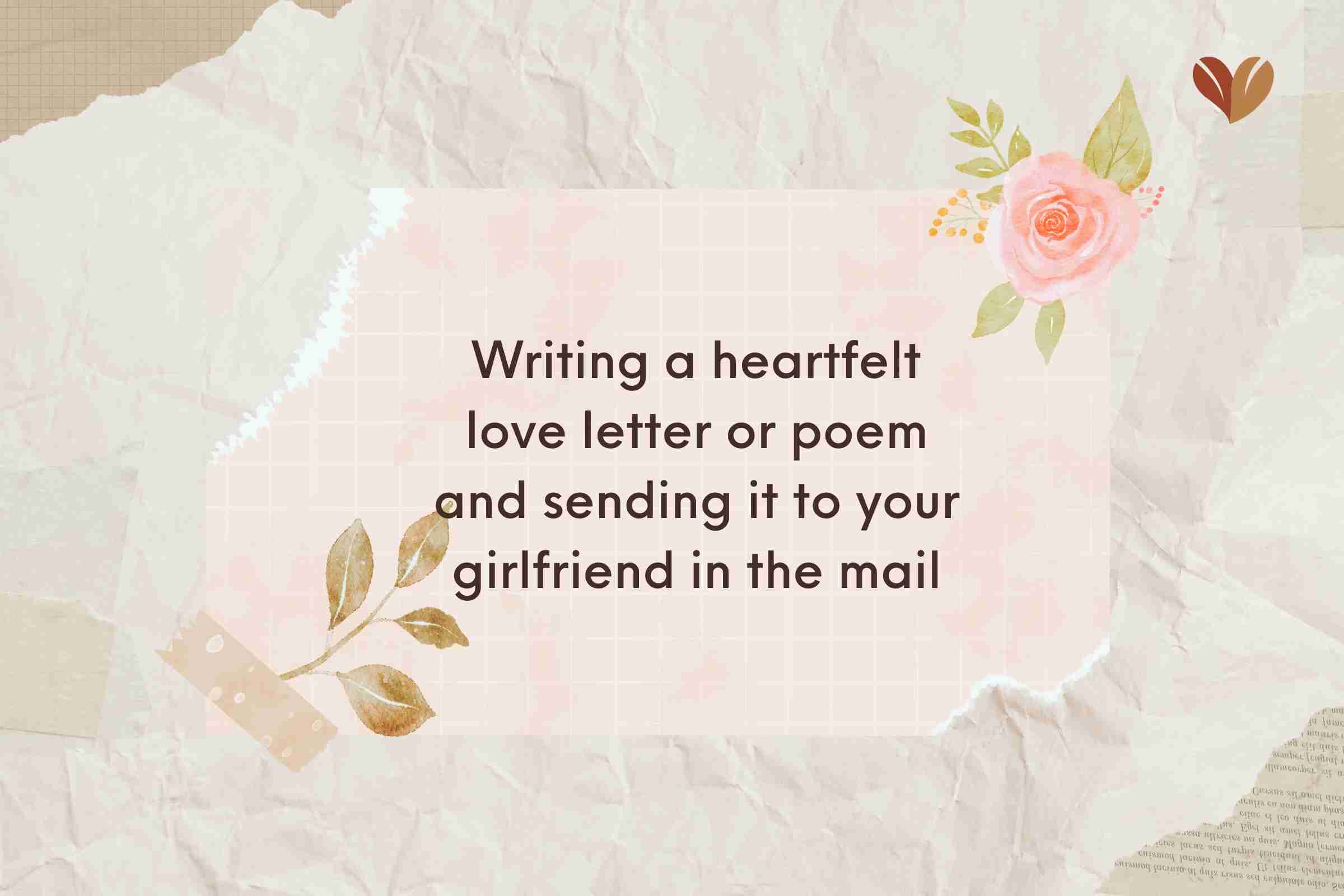 Writing a heartfelt love letter or poem for 3rd Anniversary Gifts