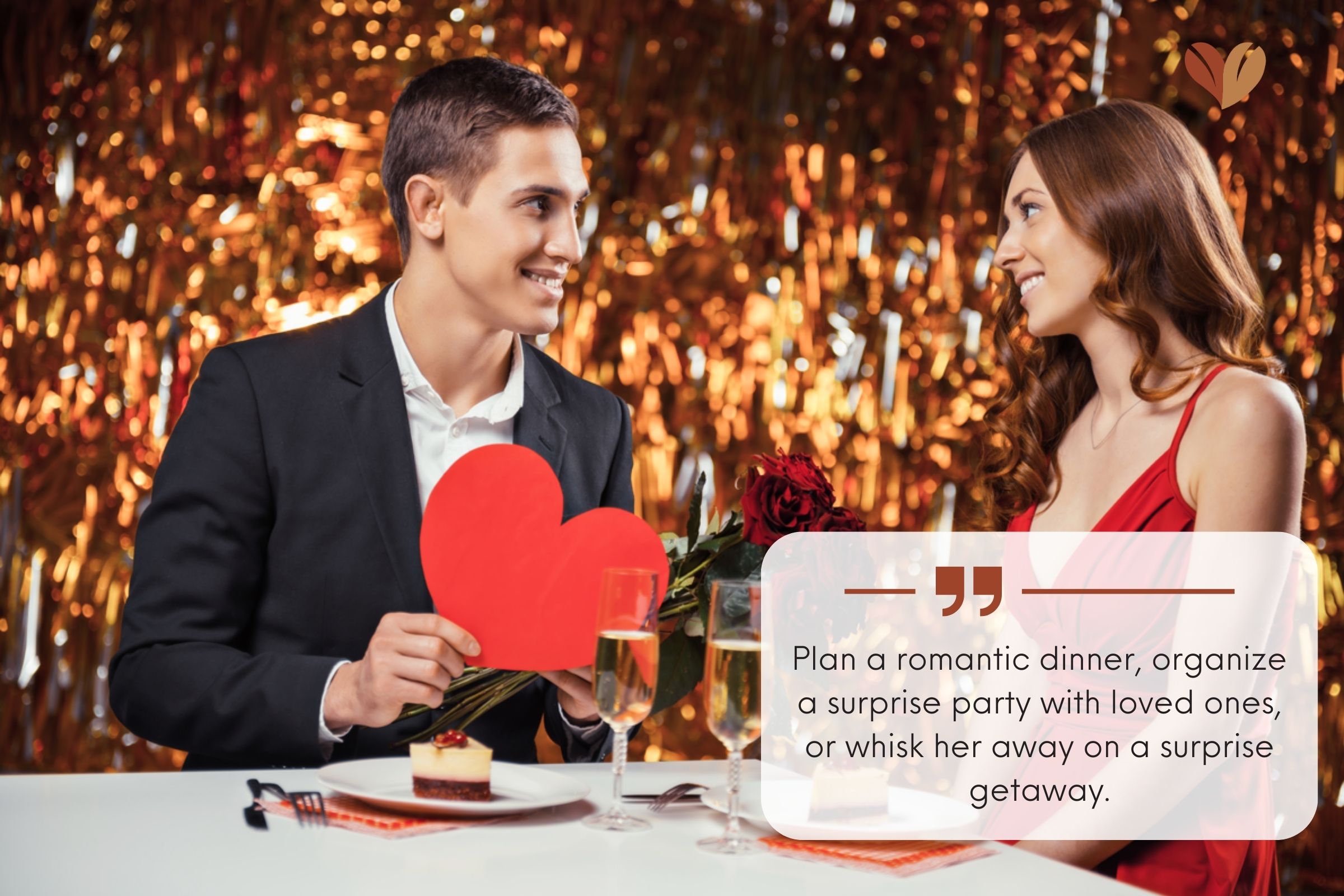Plan a romantic dinner as an anniversary gifts for wife 