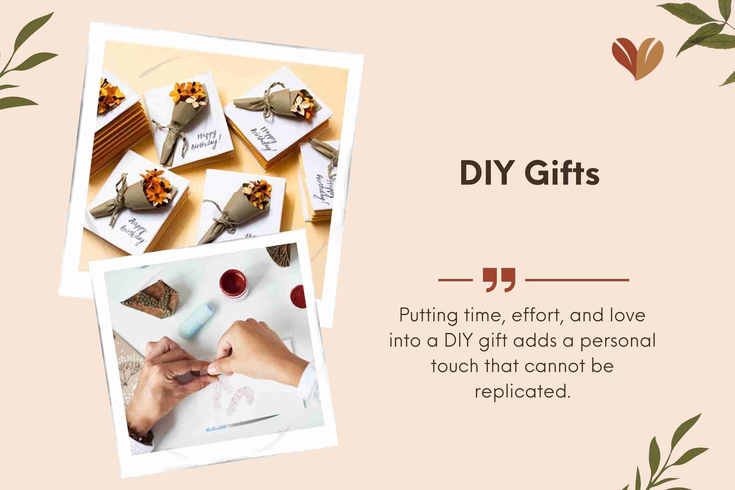 Anniversary Gifts for her - DIY gifts hold sentimental value and are cherished for their heartfelt nature