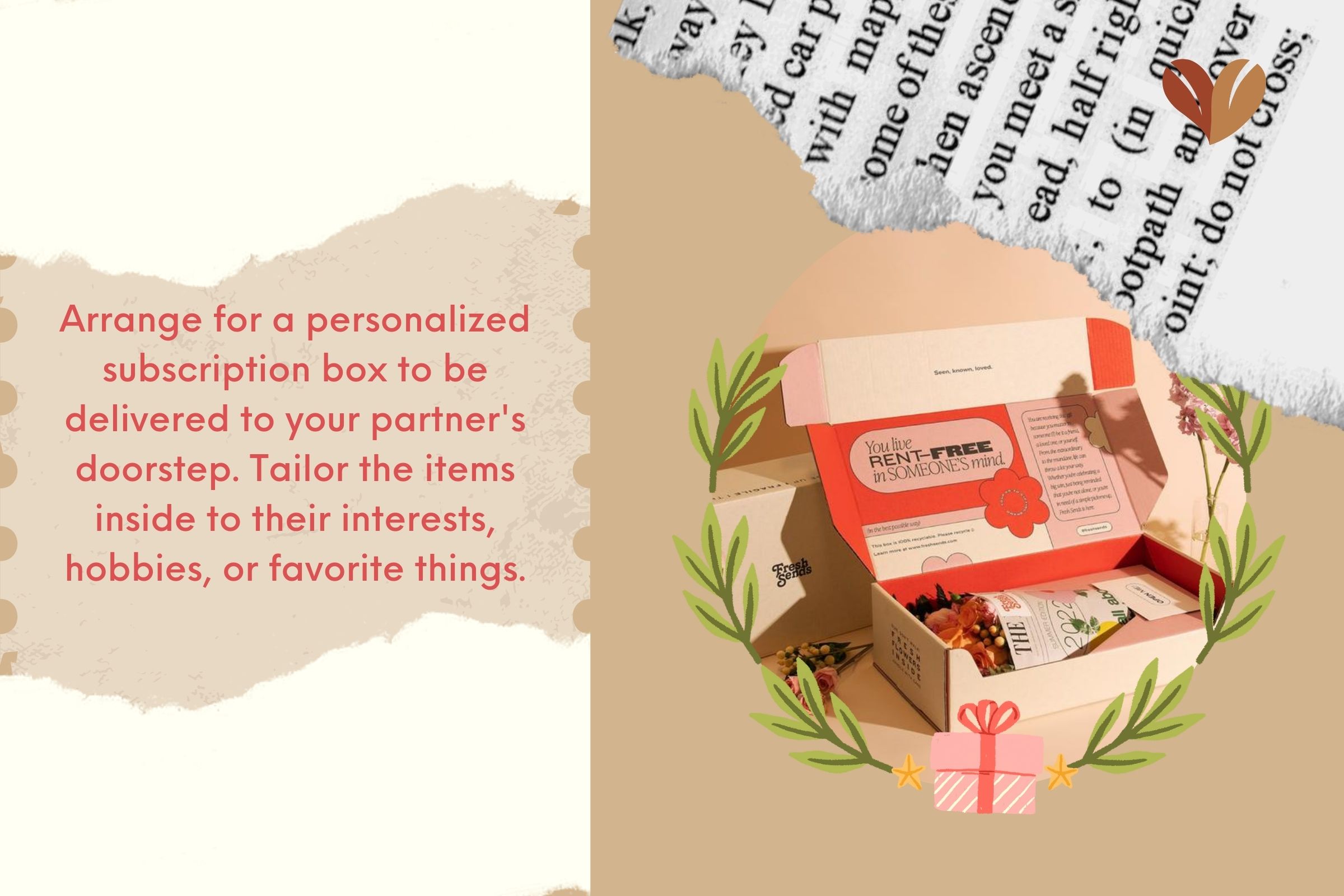 Surprise Subscription Box is a gift that brings many surprises to the relationship