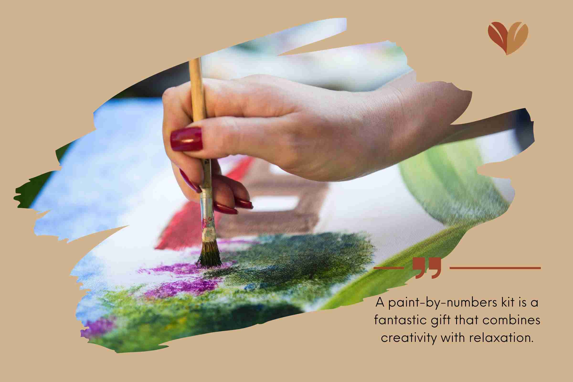 A paint-by-numbers kit is a fantastic gift for long-distance boyfriends that combines creativity with relaxation. 