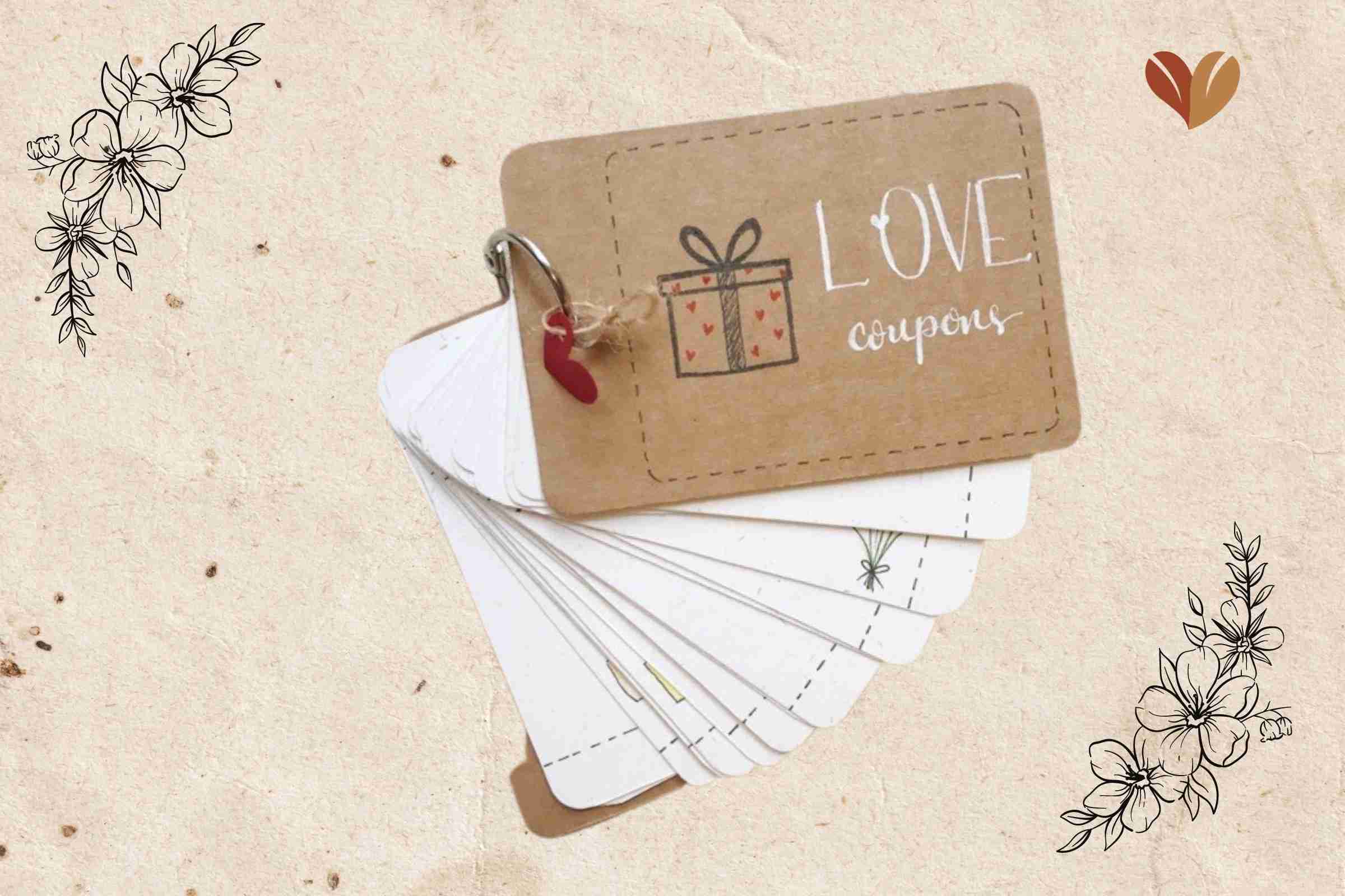 Handcrafted love coupons are a delightful and playful way to express your affection and show your boyfriend that you're always there for him