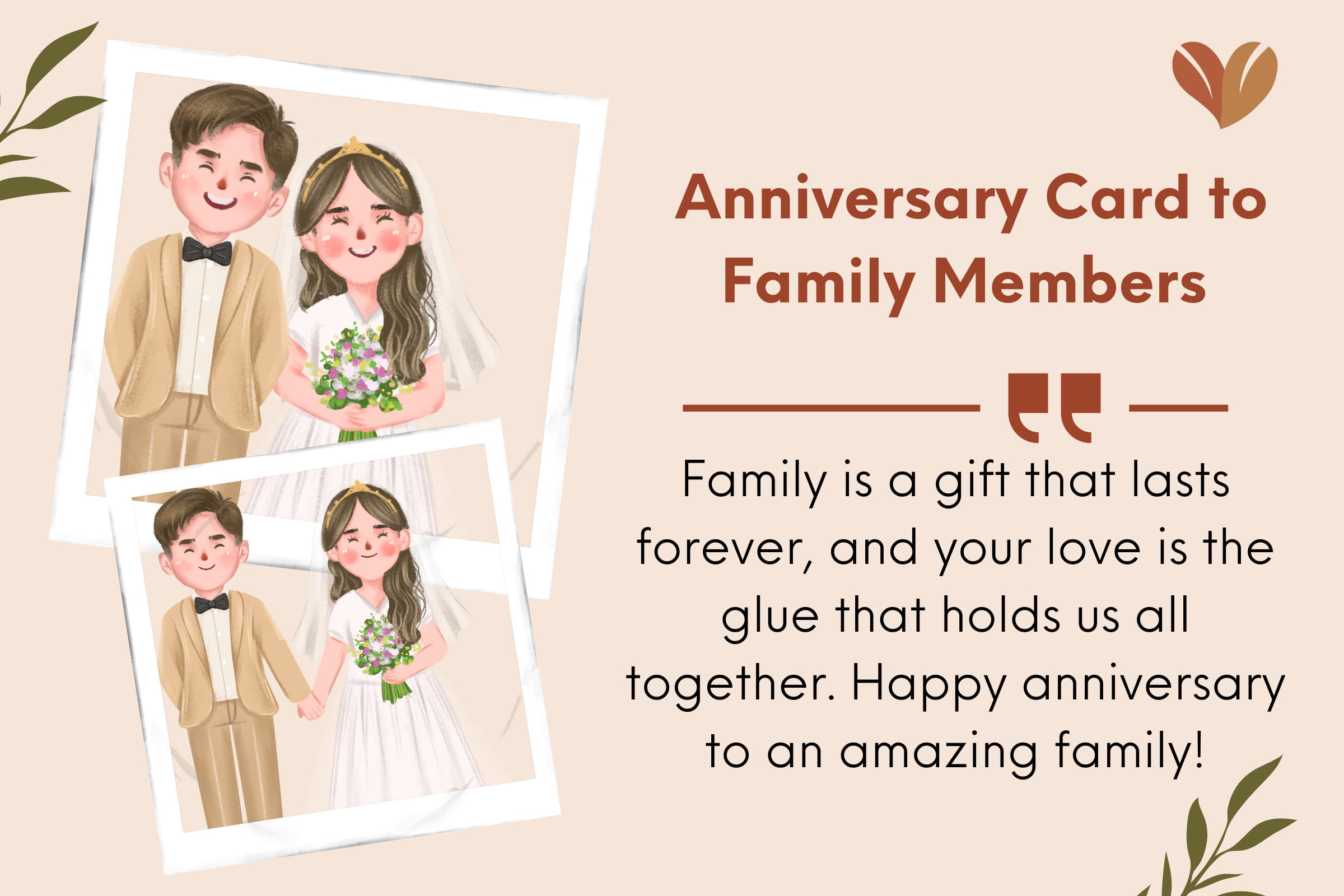 Happy Married Anniversary Messages to Family Members