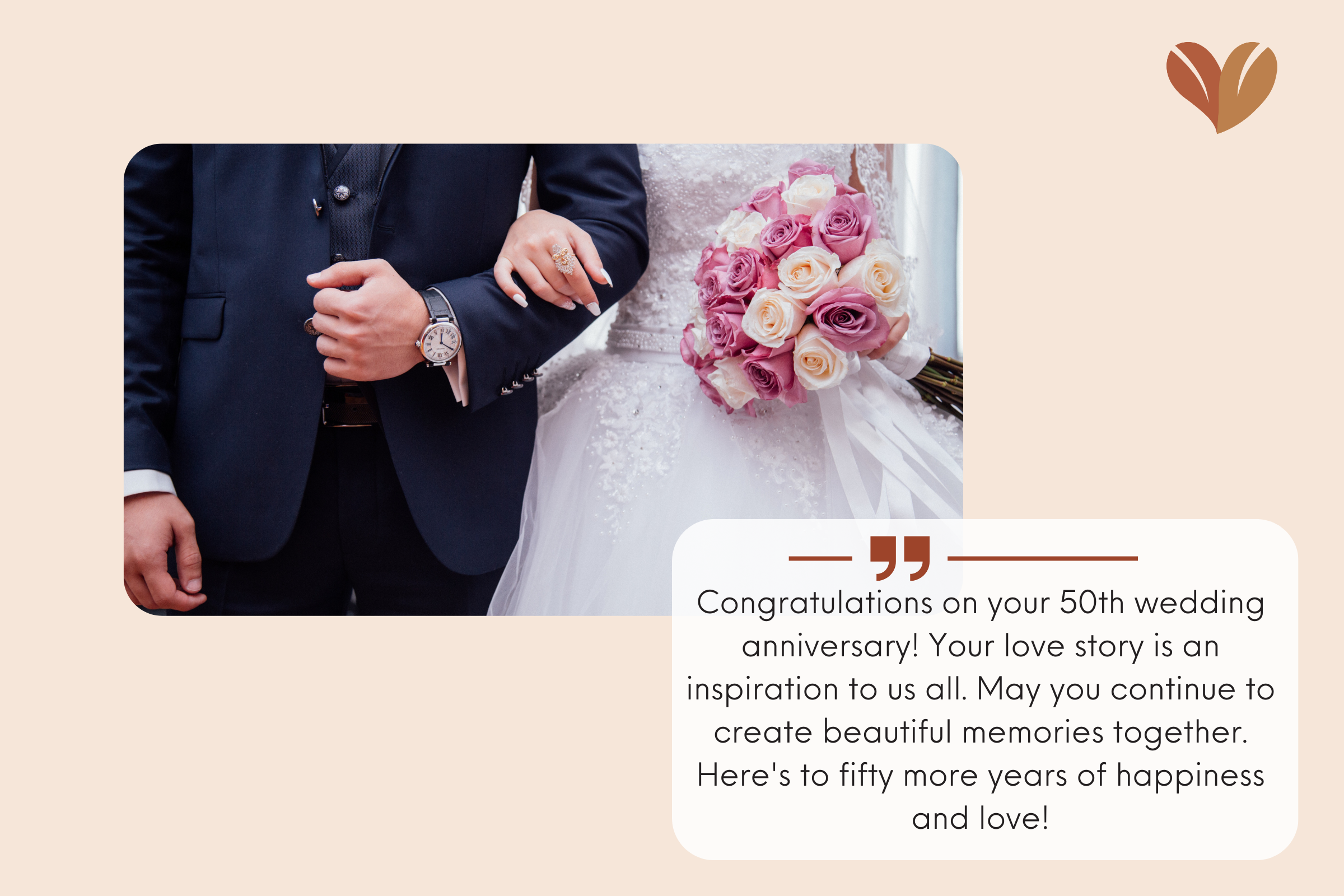Best 50th Wedding anniversary wishes you shouldn't miss