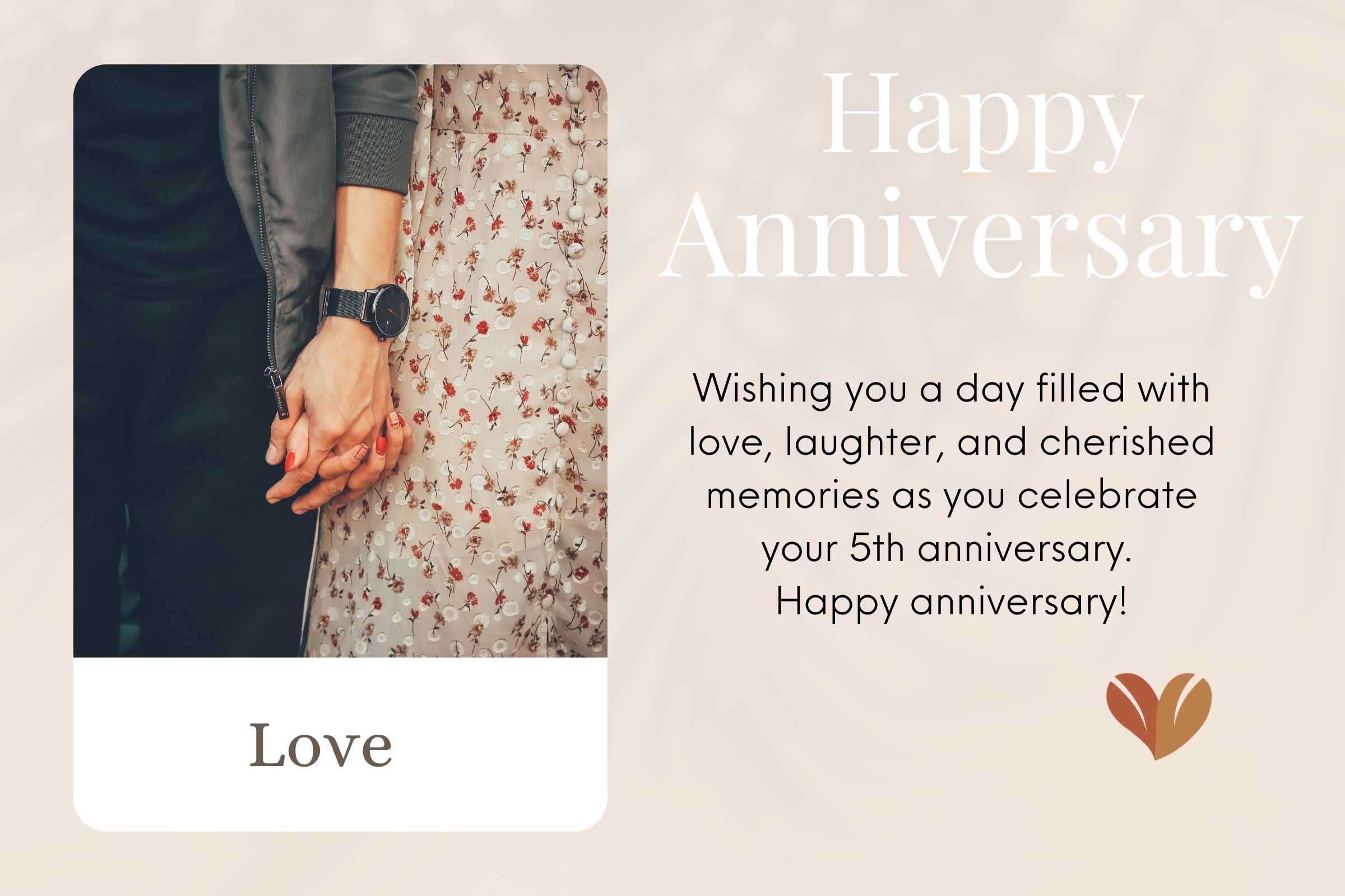 Five years of love and togetherness
