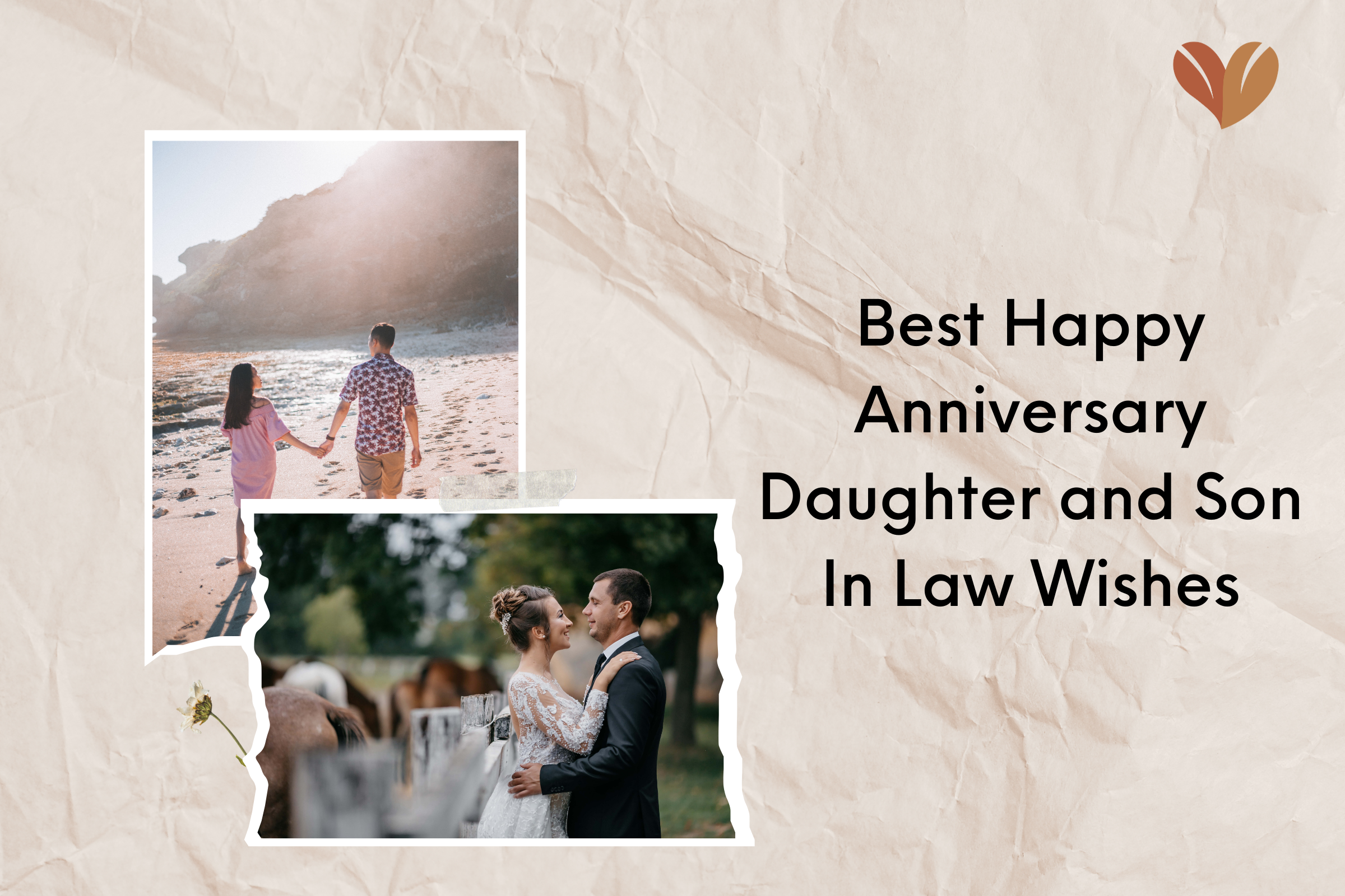 A heartwarming moment captured as they celebrate their happy anniversary daughter and son in law.