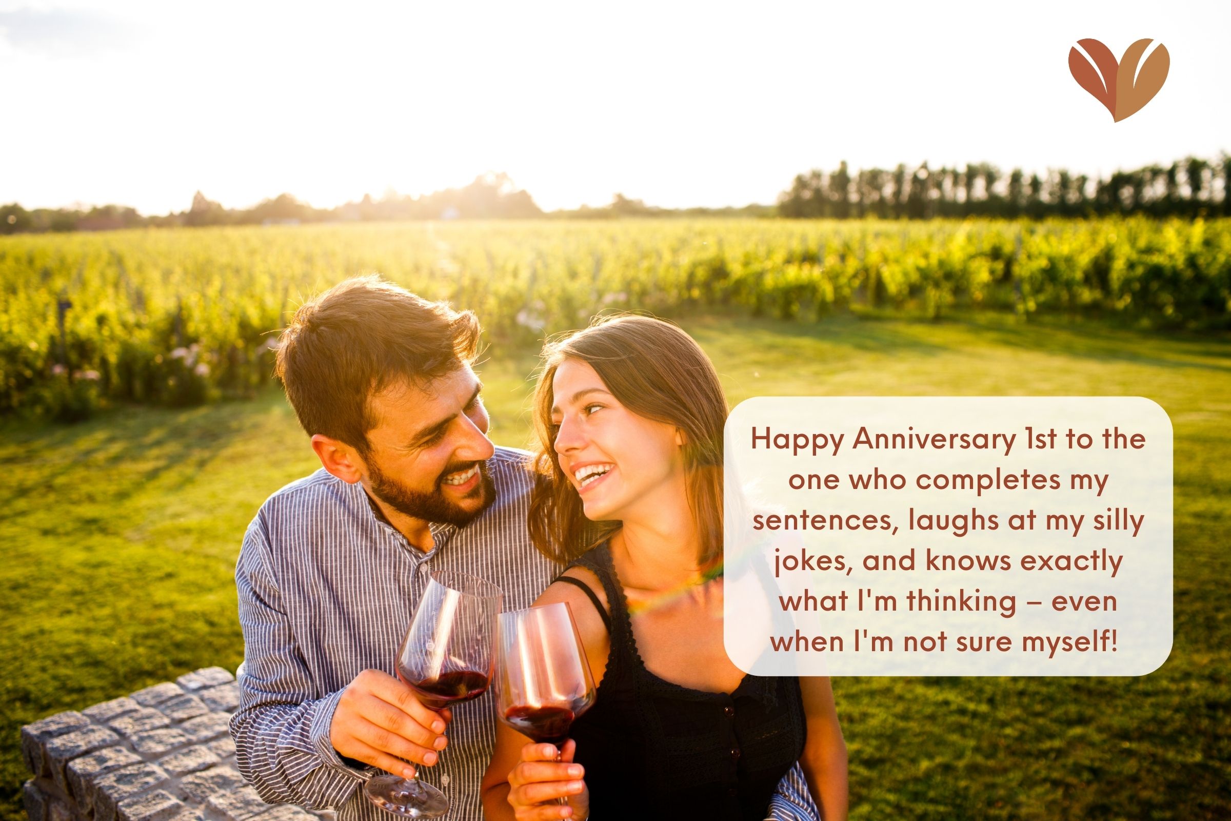 Funny wishes for happy 1st anniversary