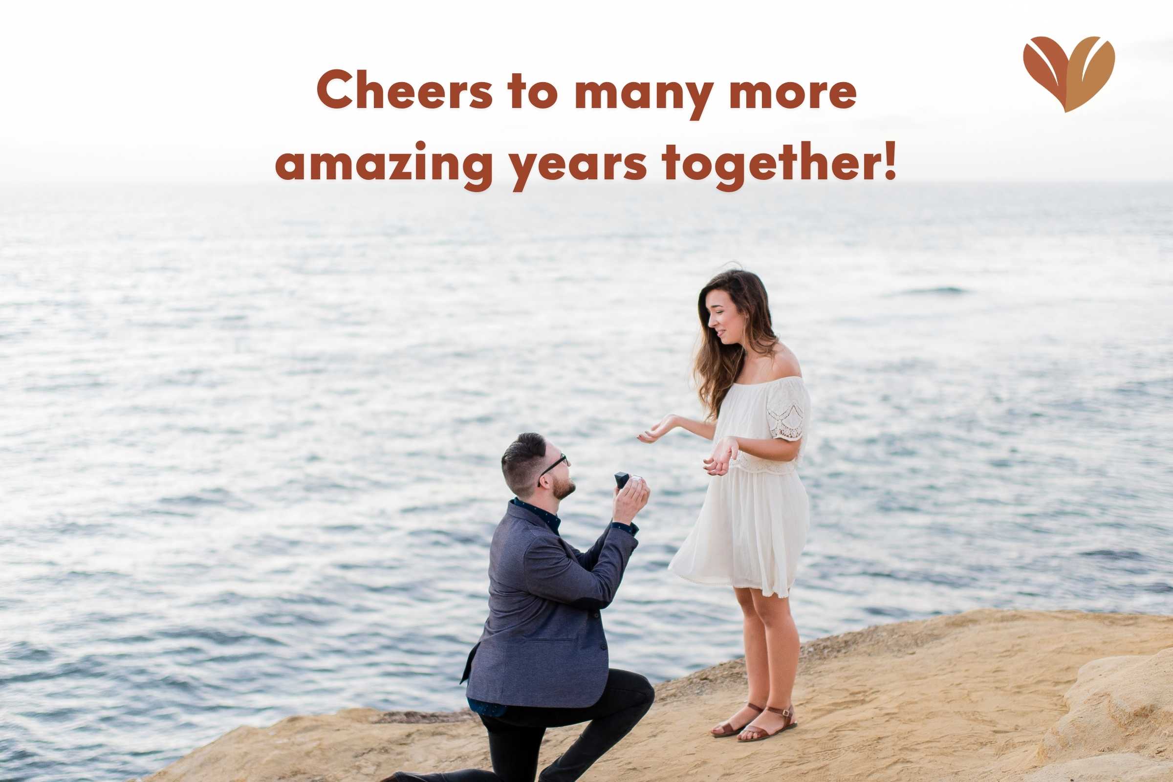 Cheers to the wonderful journey of love, happy anniversary daughter and son in law!