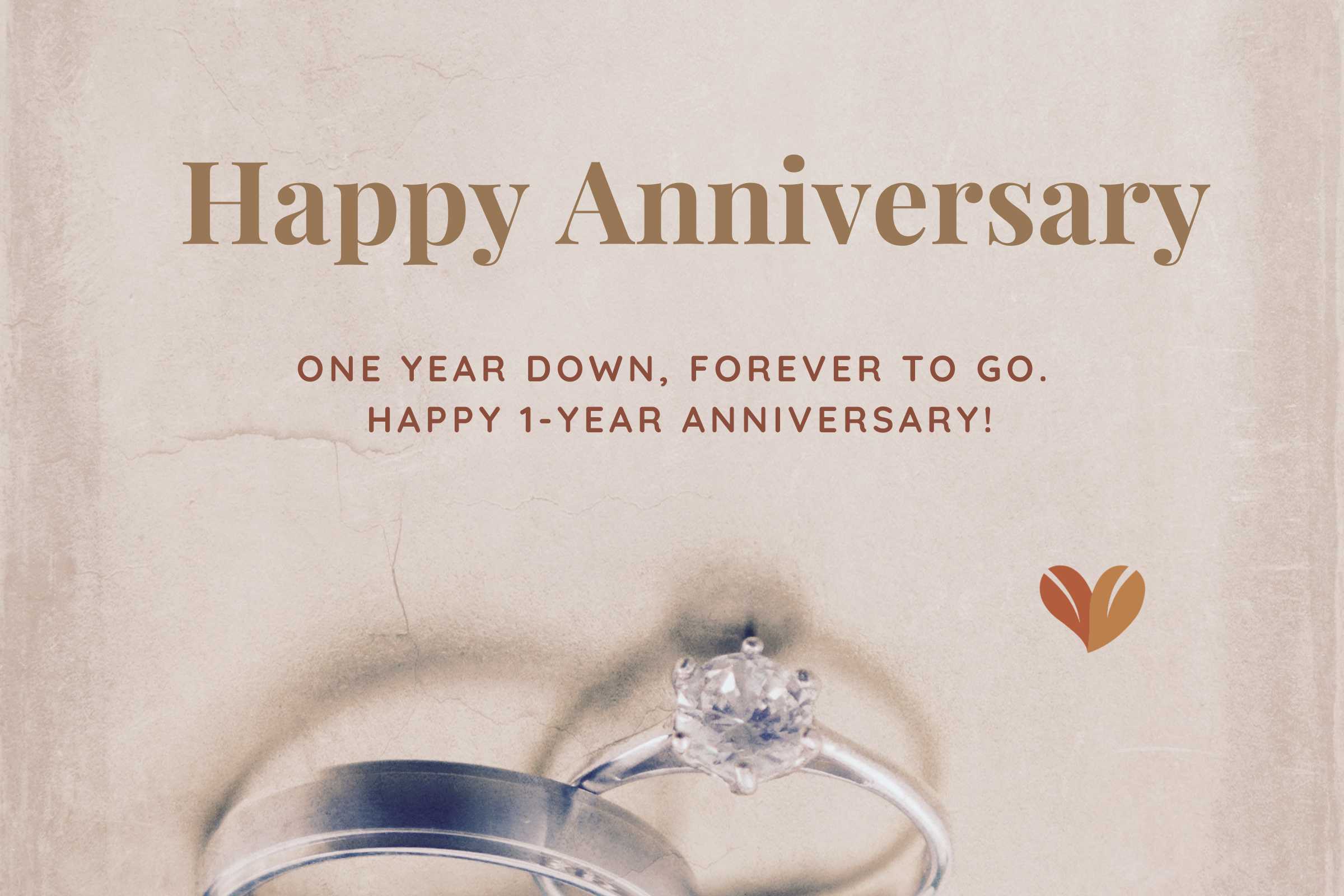 In just one year, you've become my everything - 1 year anniversary quotes