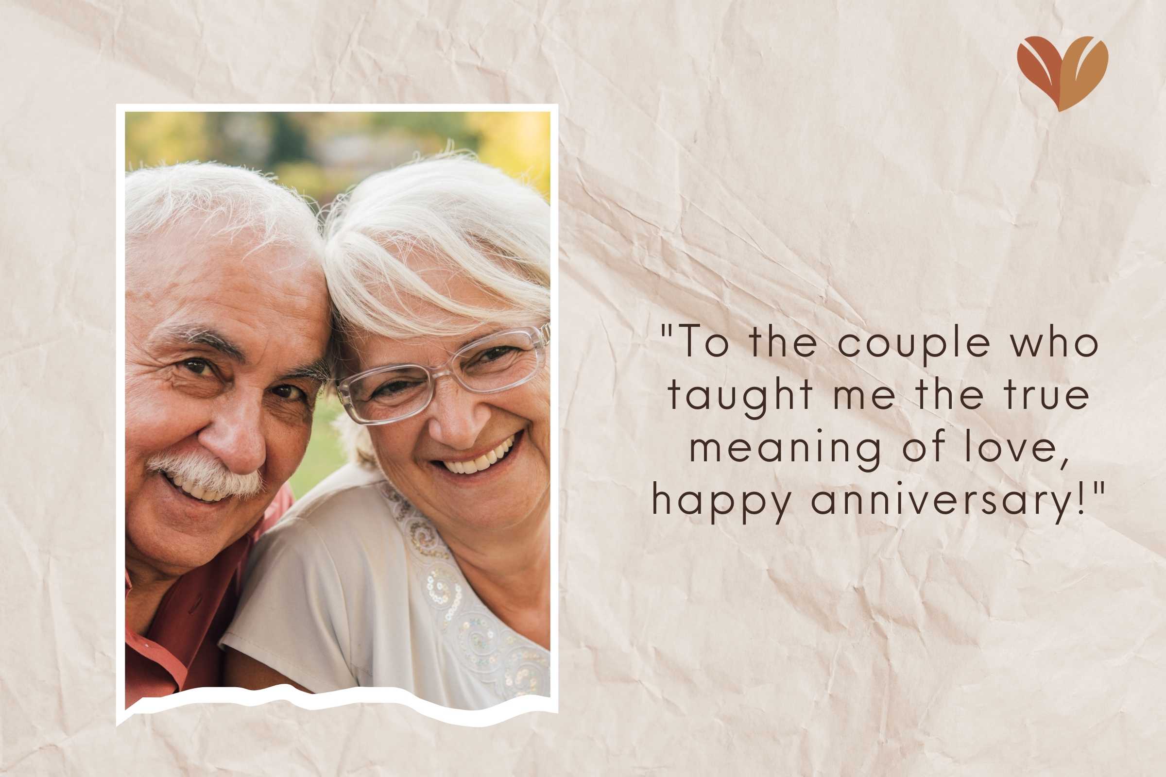 A heartwarming photo to complement lovely anniversary quotes for parents.