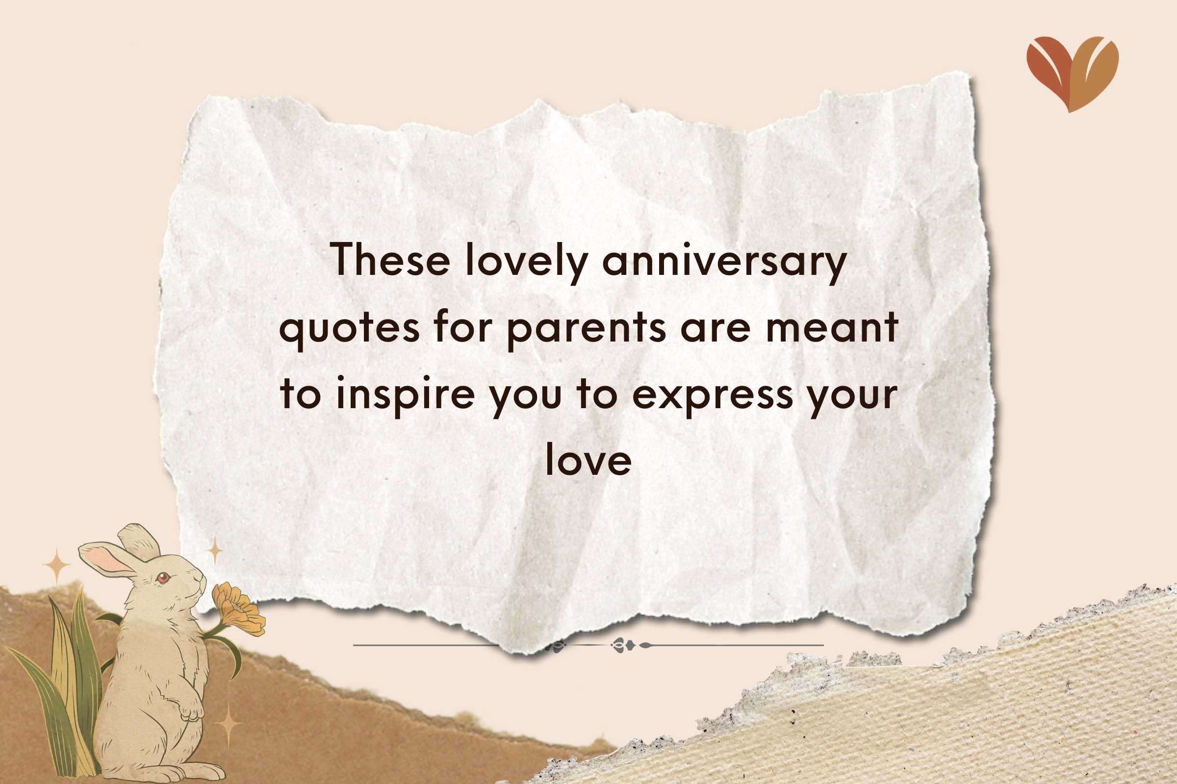 A tender moment to accompany lovely anniversary quotes for parents.