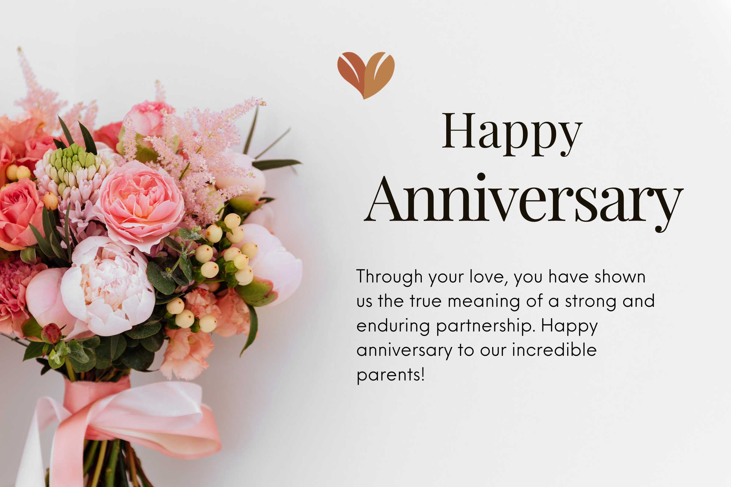 Celebrate the beautiful union of two souls - anniversary wishes for parents