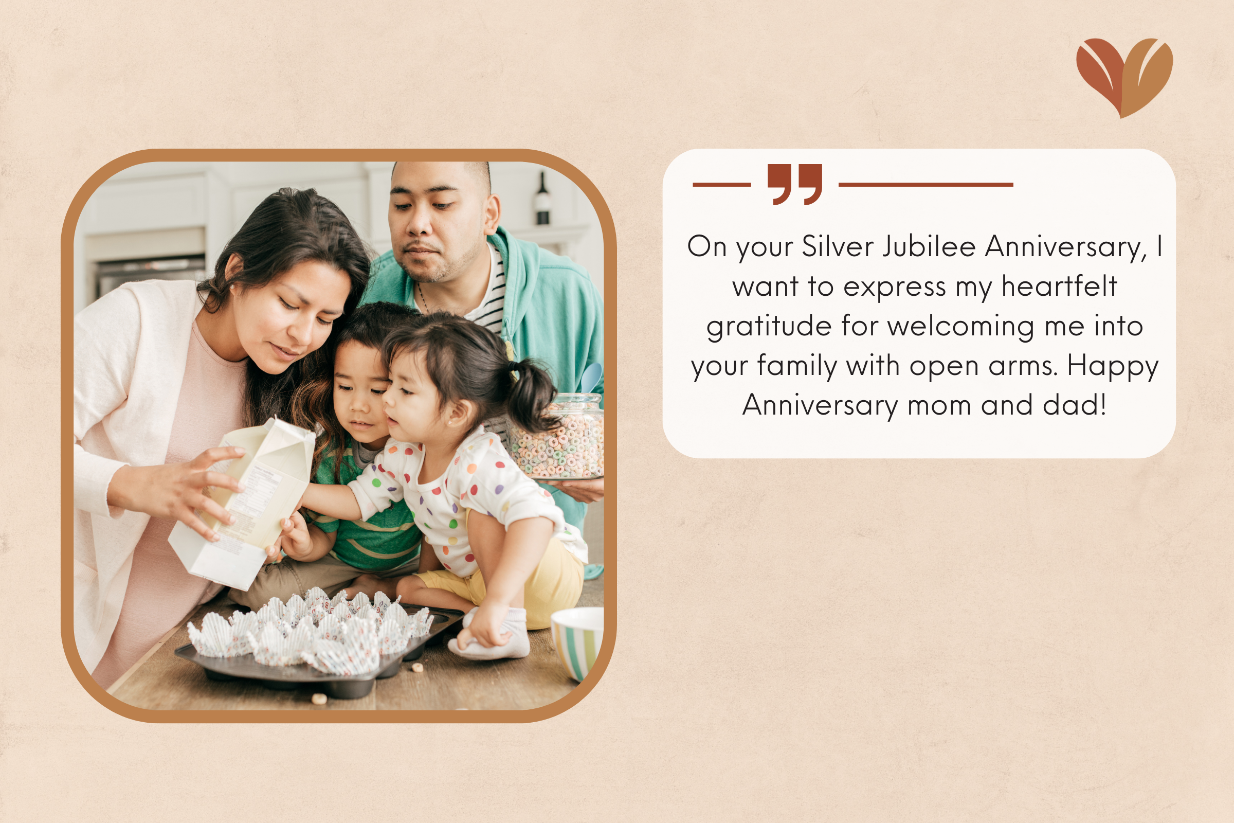 Touching messages for mom and dad on anniversary