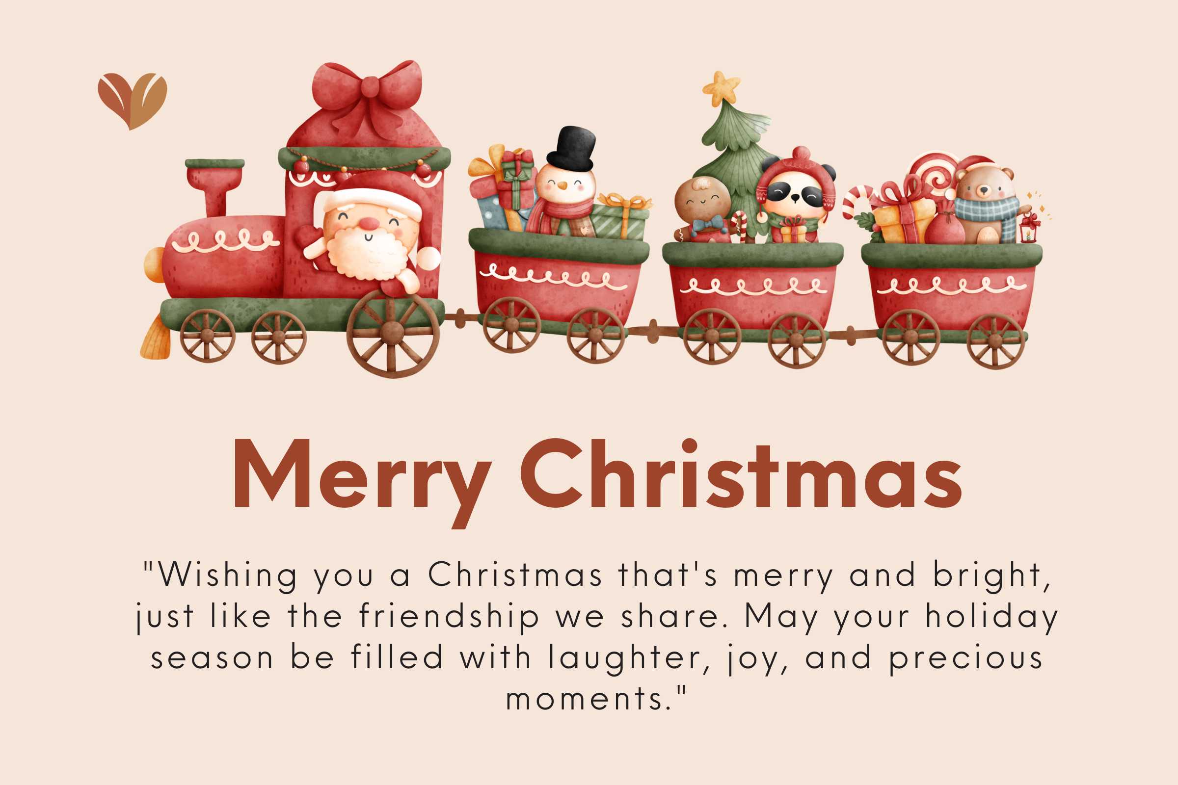 Merry Christmas, my dear friend - Christmas wishes for friends