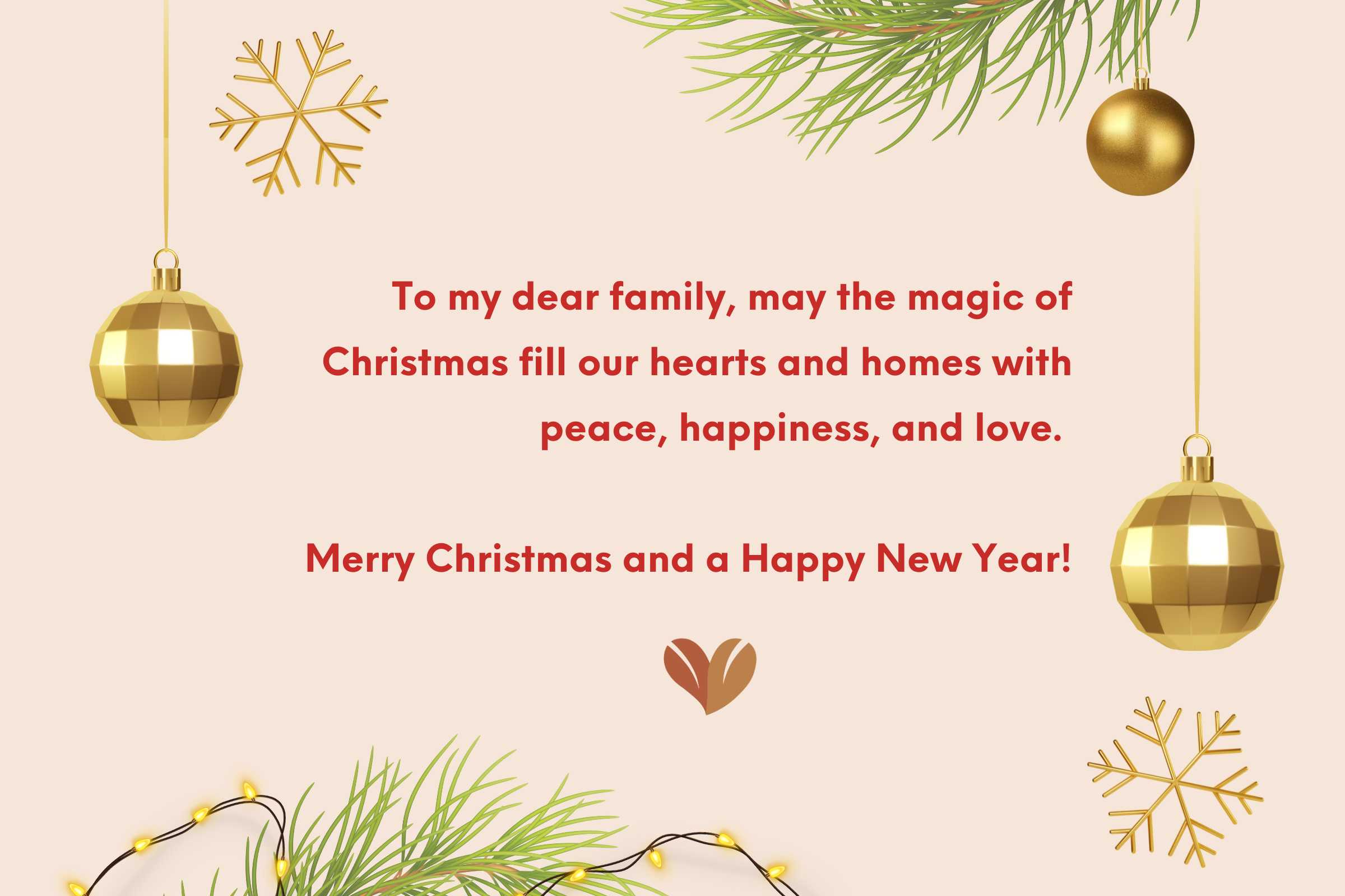 May the magic of Merry Christmas wishes filled our hearts with happiness