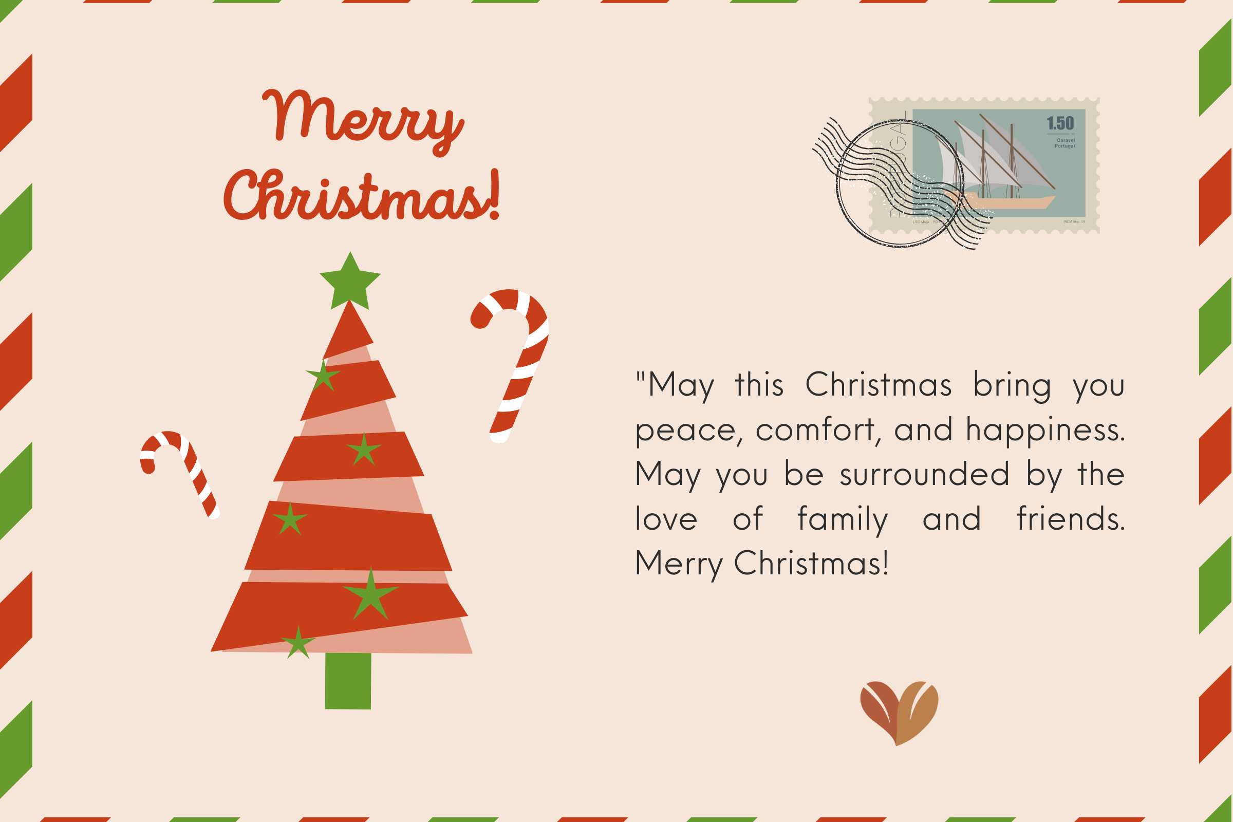 May this Christmas wishes text bring you peace and love