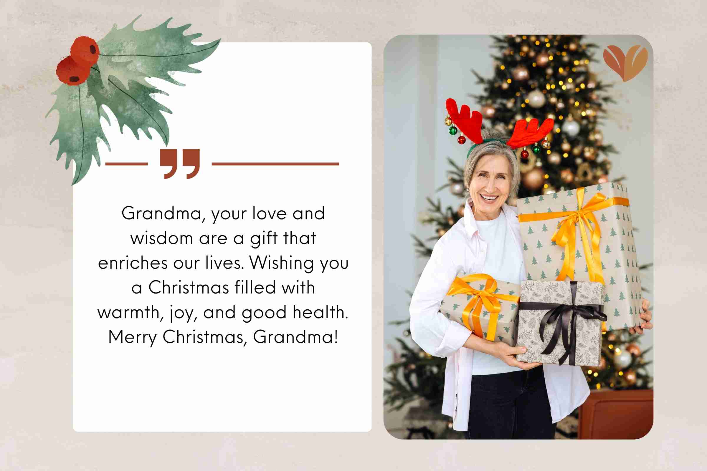 Christmas Messages for Grandmothers