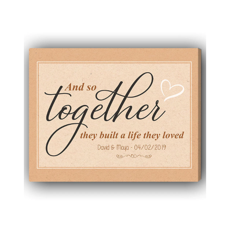 25. Building a Life They Love: Personalized 7th Anniversary Gift That Celebrates Their Journey