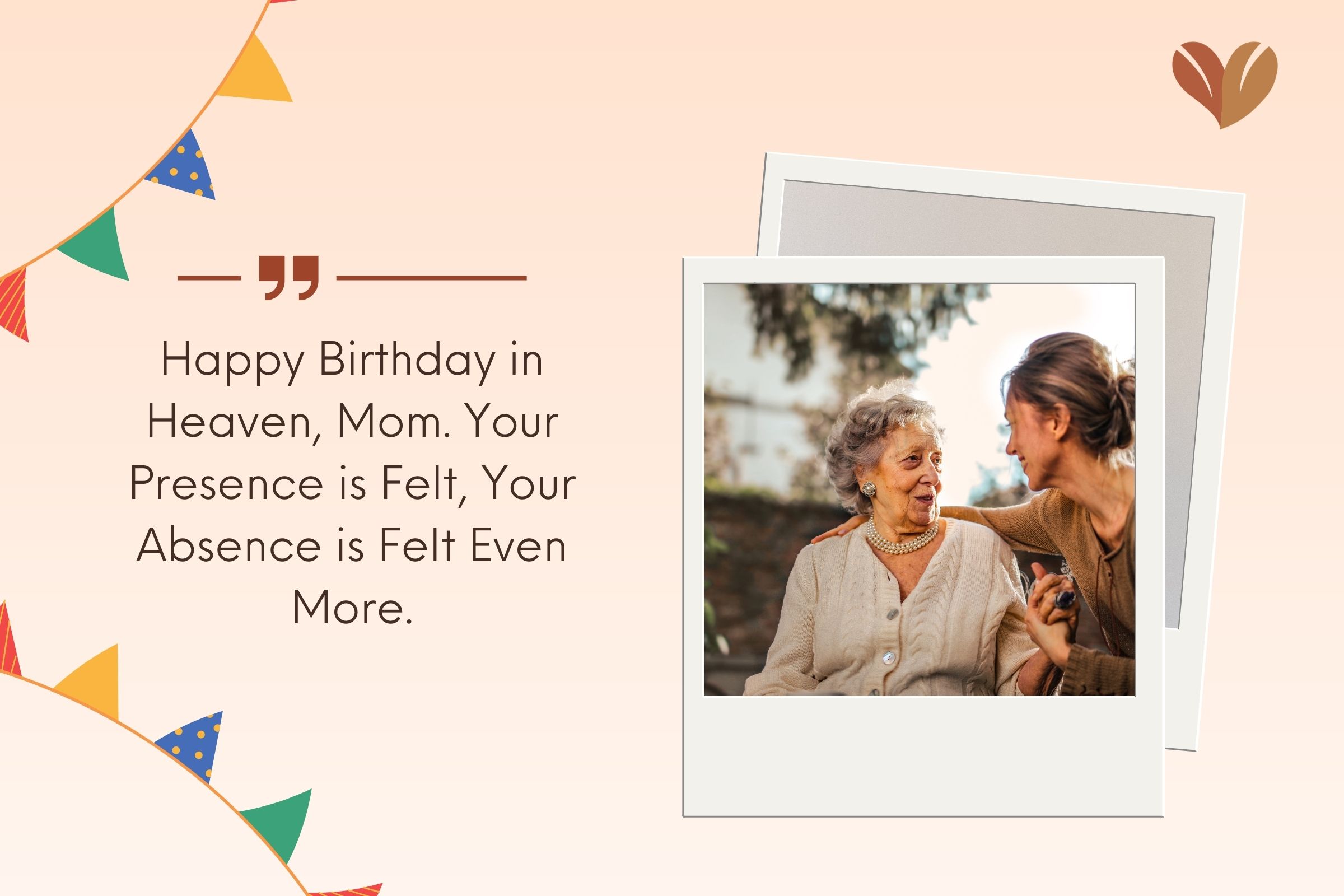 Best heart touching birthday wishes for mother in heaven