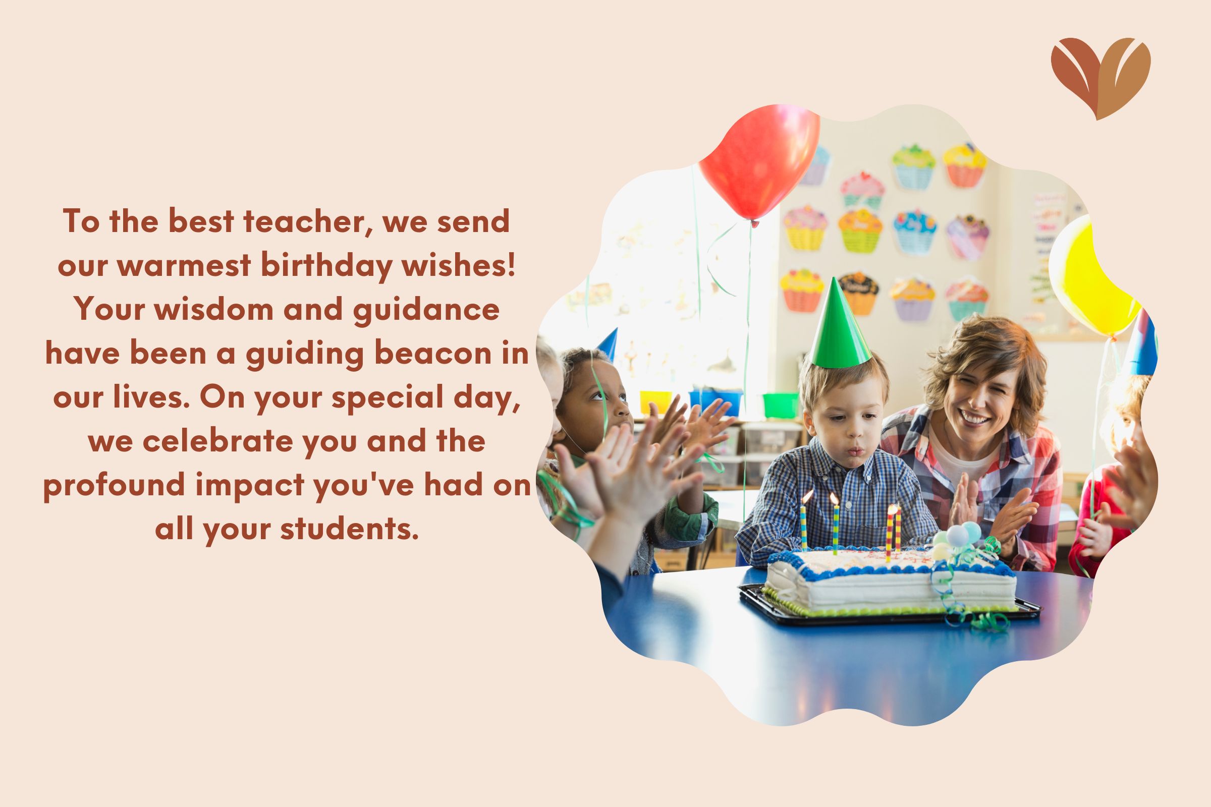 Knowledge-filled happy birthday wishes for teacher's special day.