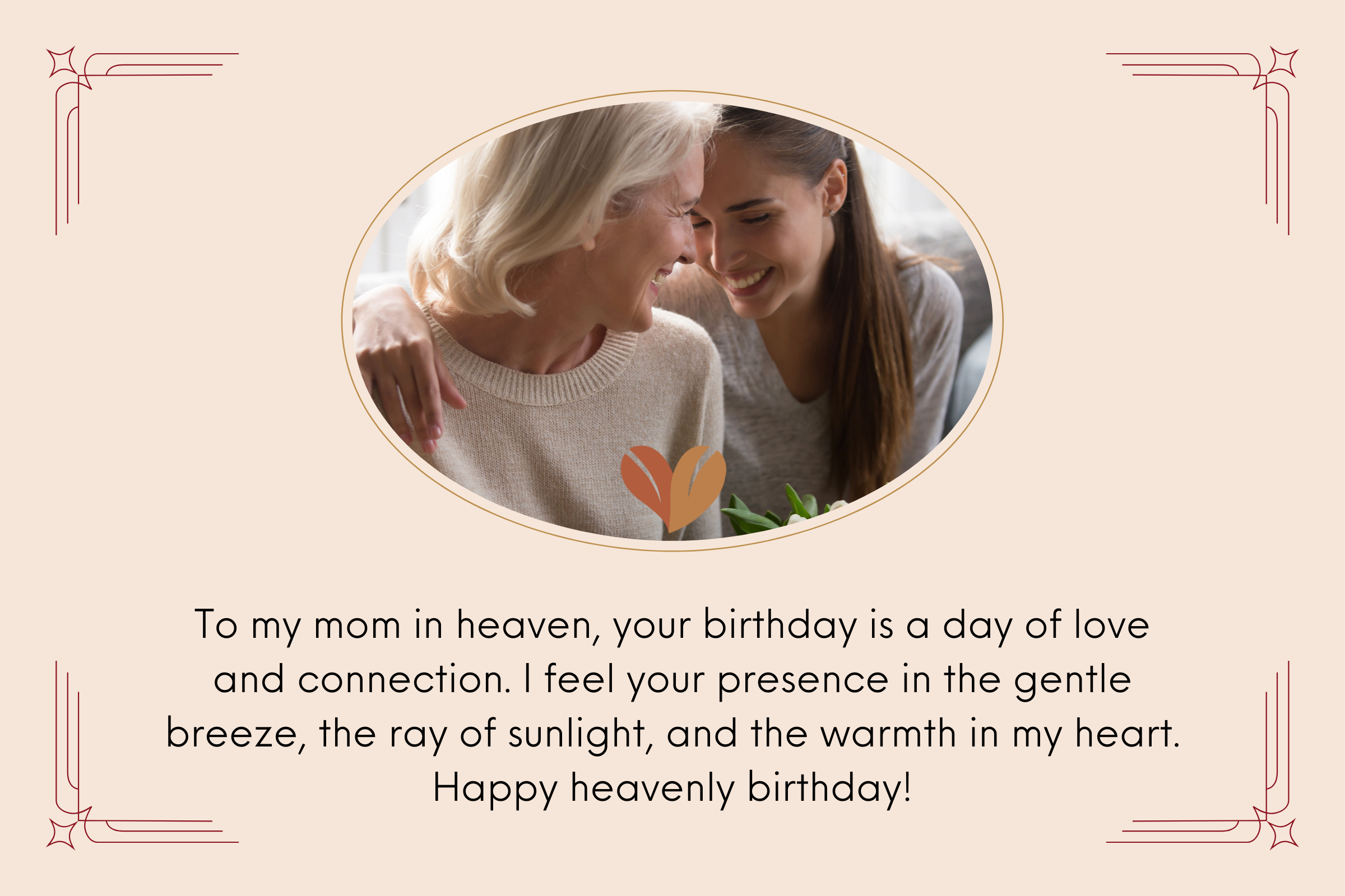 Heart Touching Birthday Wishes For Mother In Heaven