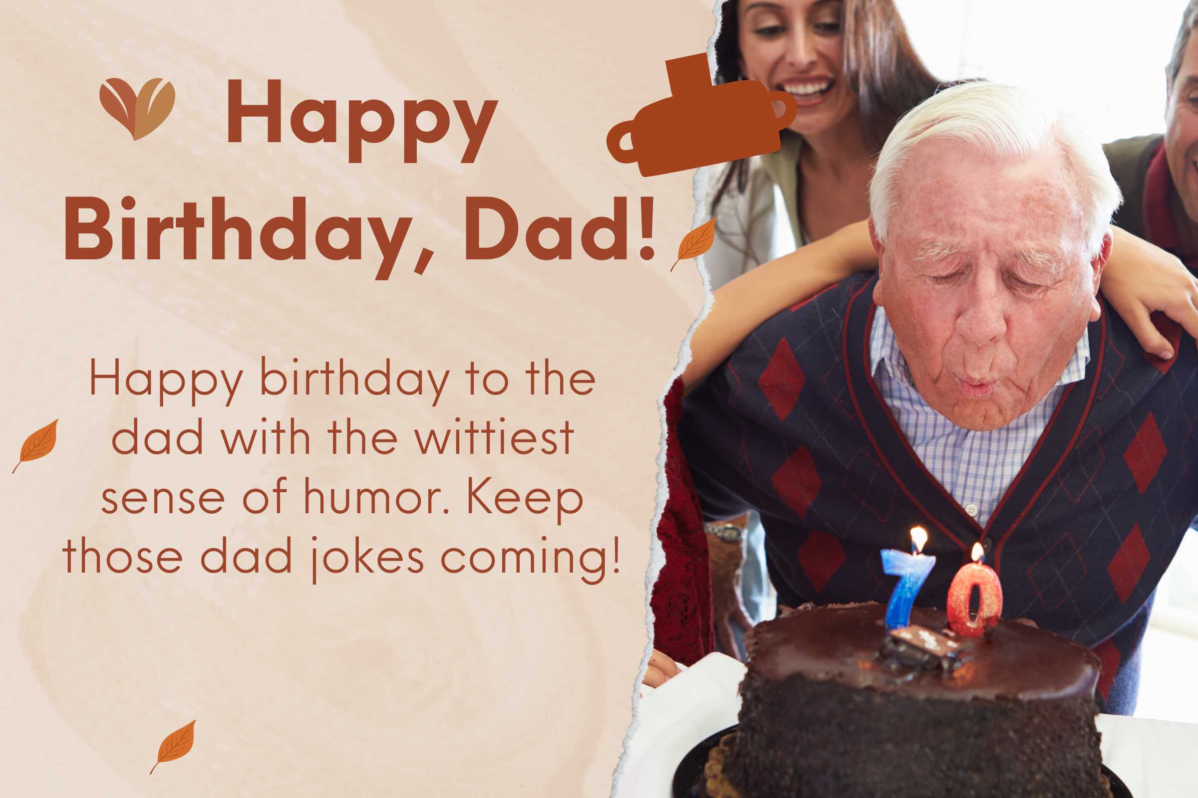 Sending you a laugh-filled birthday with best birthday wishes for dad