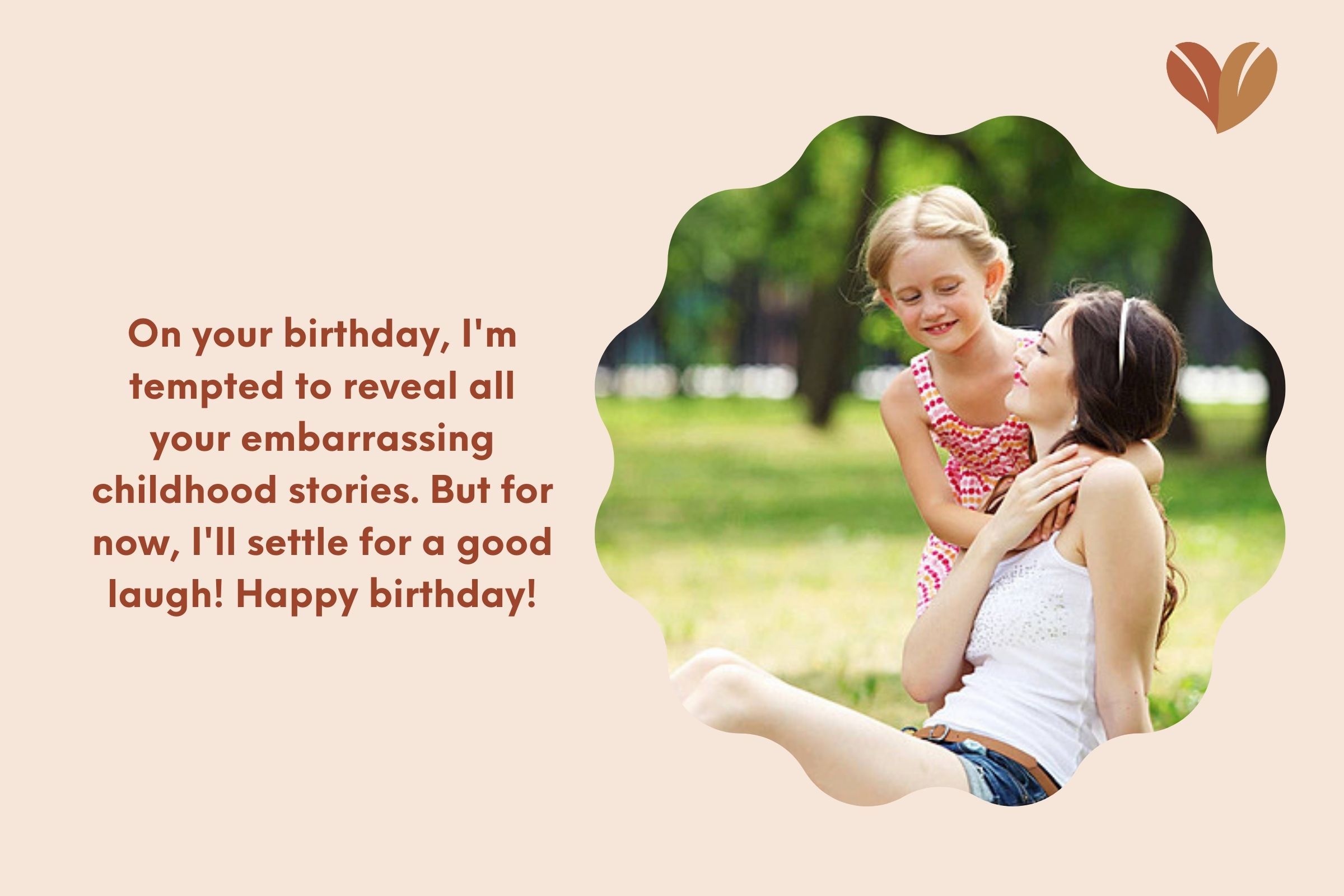 Affectionate birthday greetings for daughter