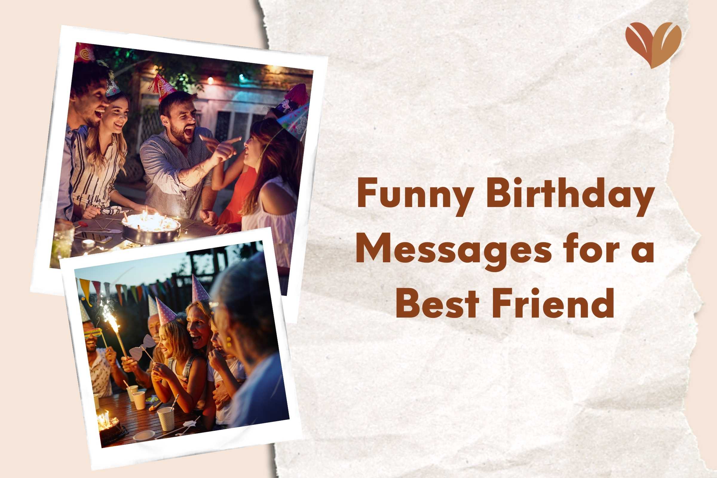 Celebrating with a sprinkle of humor and 'birthday wishes for friend,' making memories together.