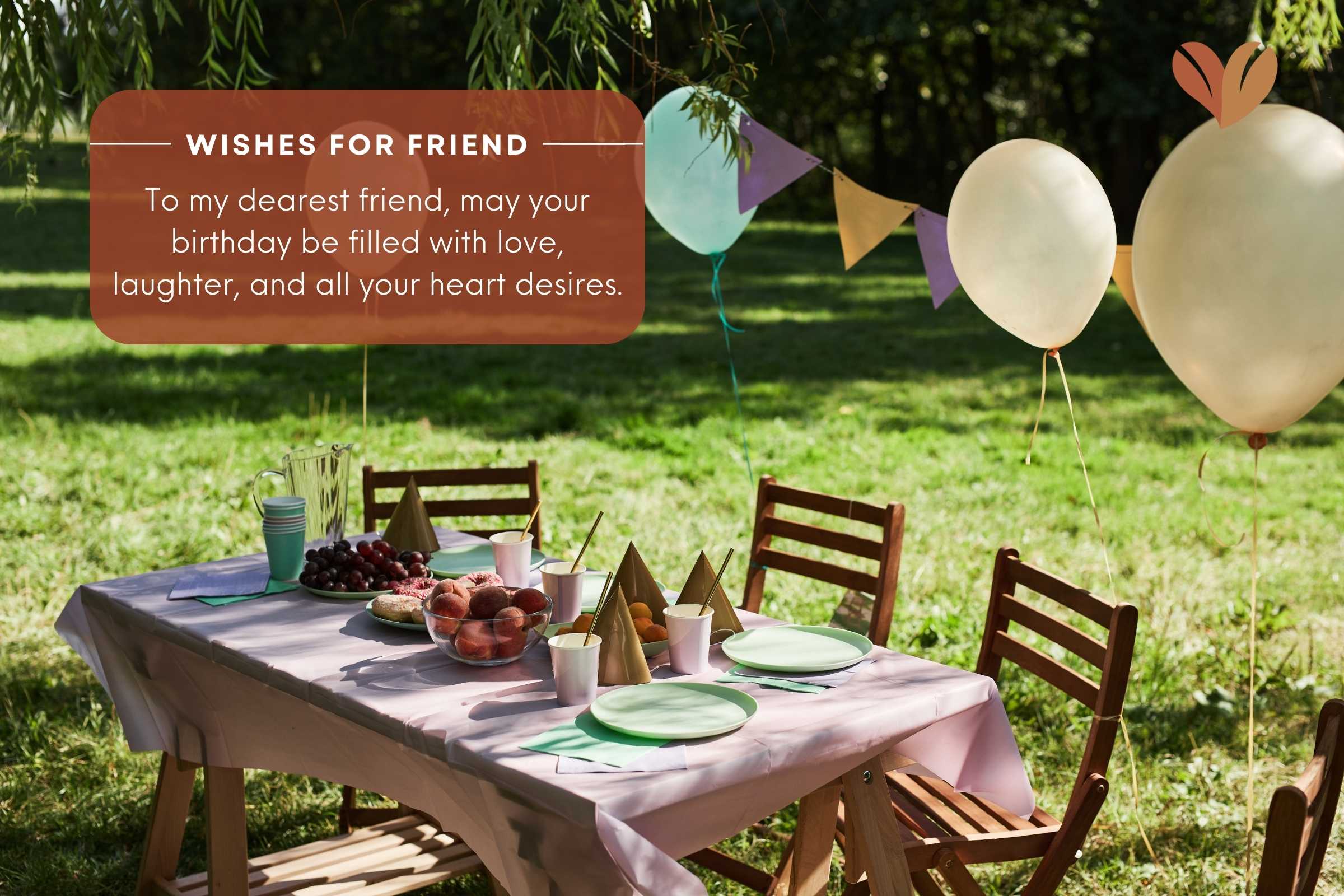 Friendship blooms with heartfelt 'birthday wishes for friend,' surrounded by joy and laughter.