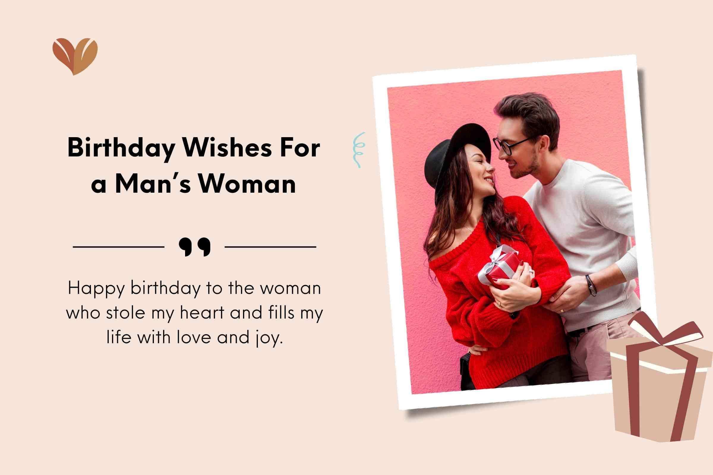 Birthday Wishes For a Man’s Woman