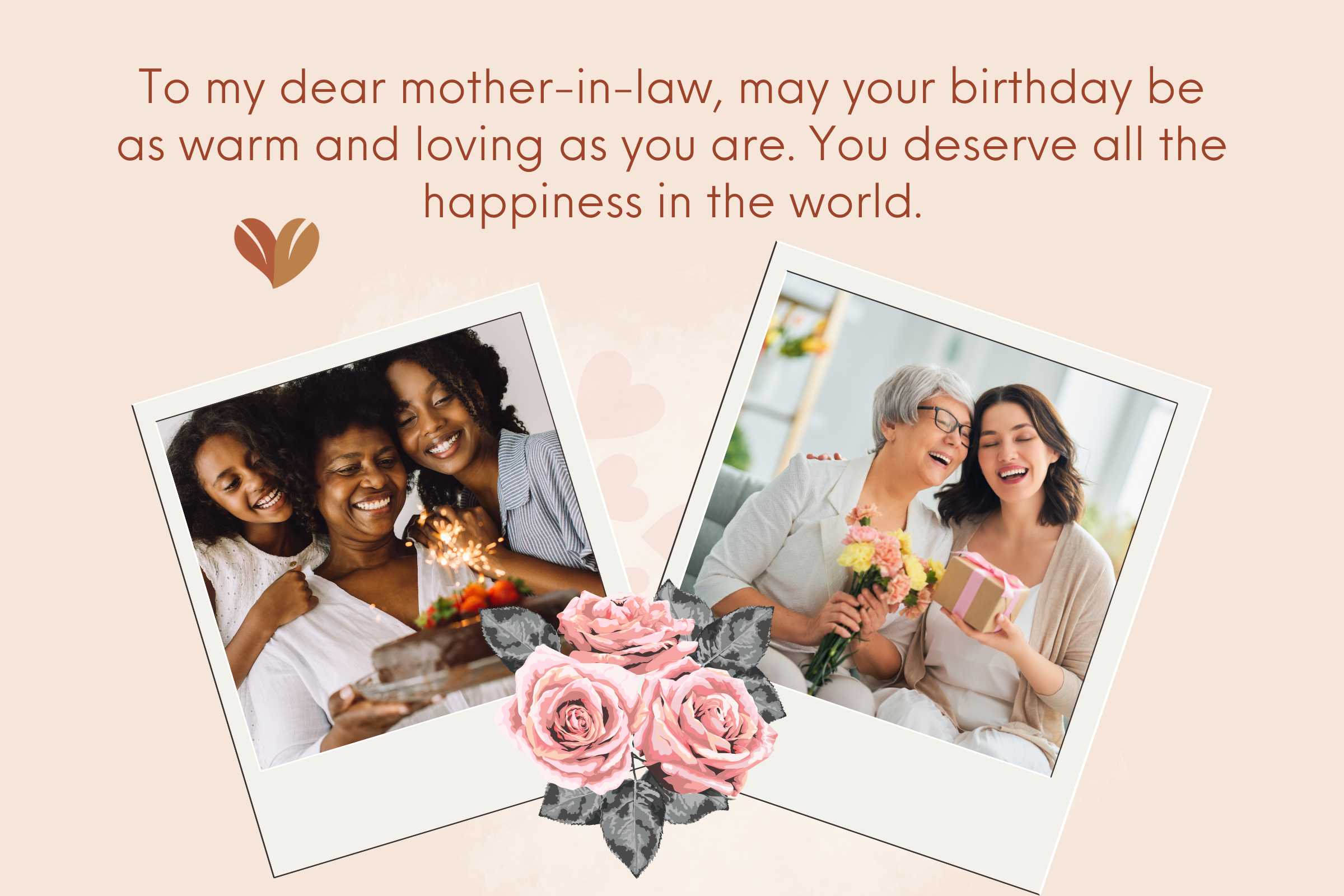 May your special day be filled with love and joy - Birthday quotes for mother-in-law