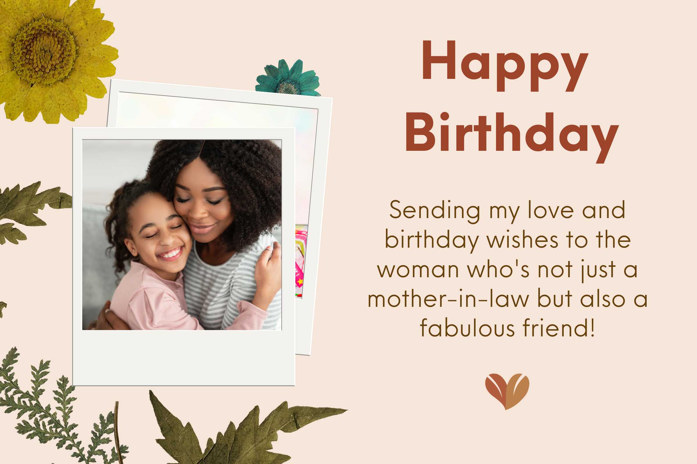 Sending birthday hugs and laughter with birthday quotes for mother-in-law