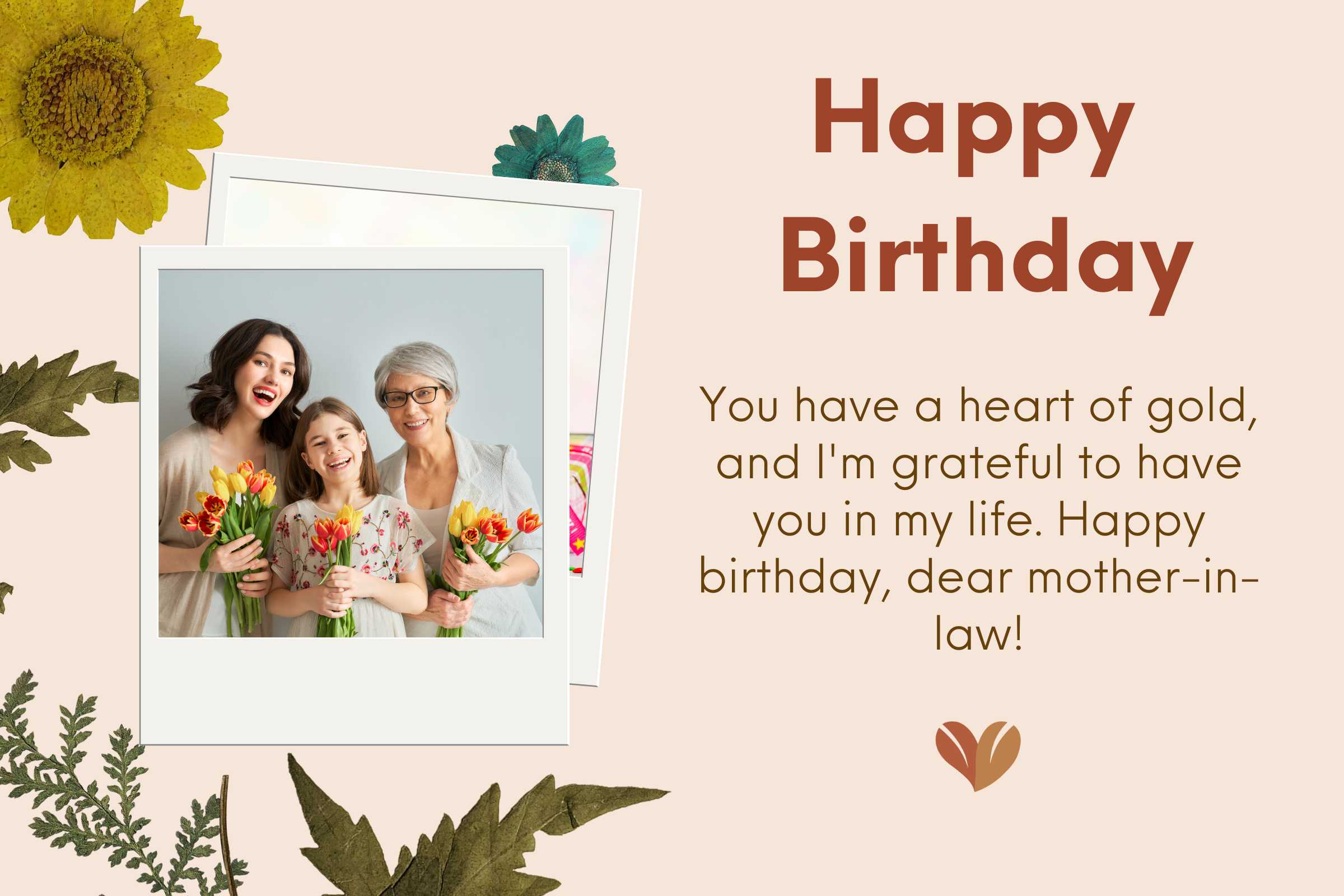May your birthday be as sweet as you are - Birthday quotes for mother-in-law