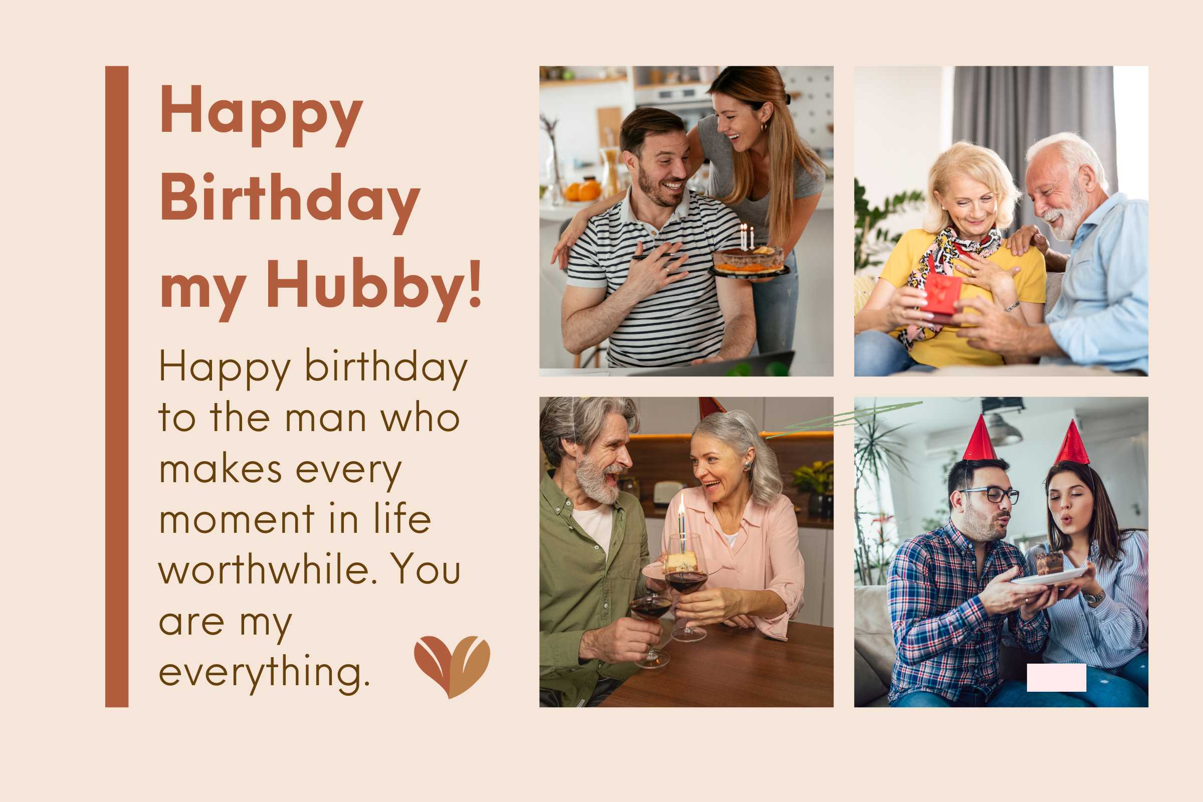 I am blessed to call you my husband: hubby birthday wishes