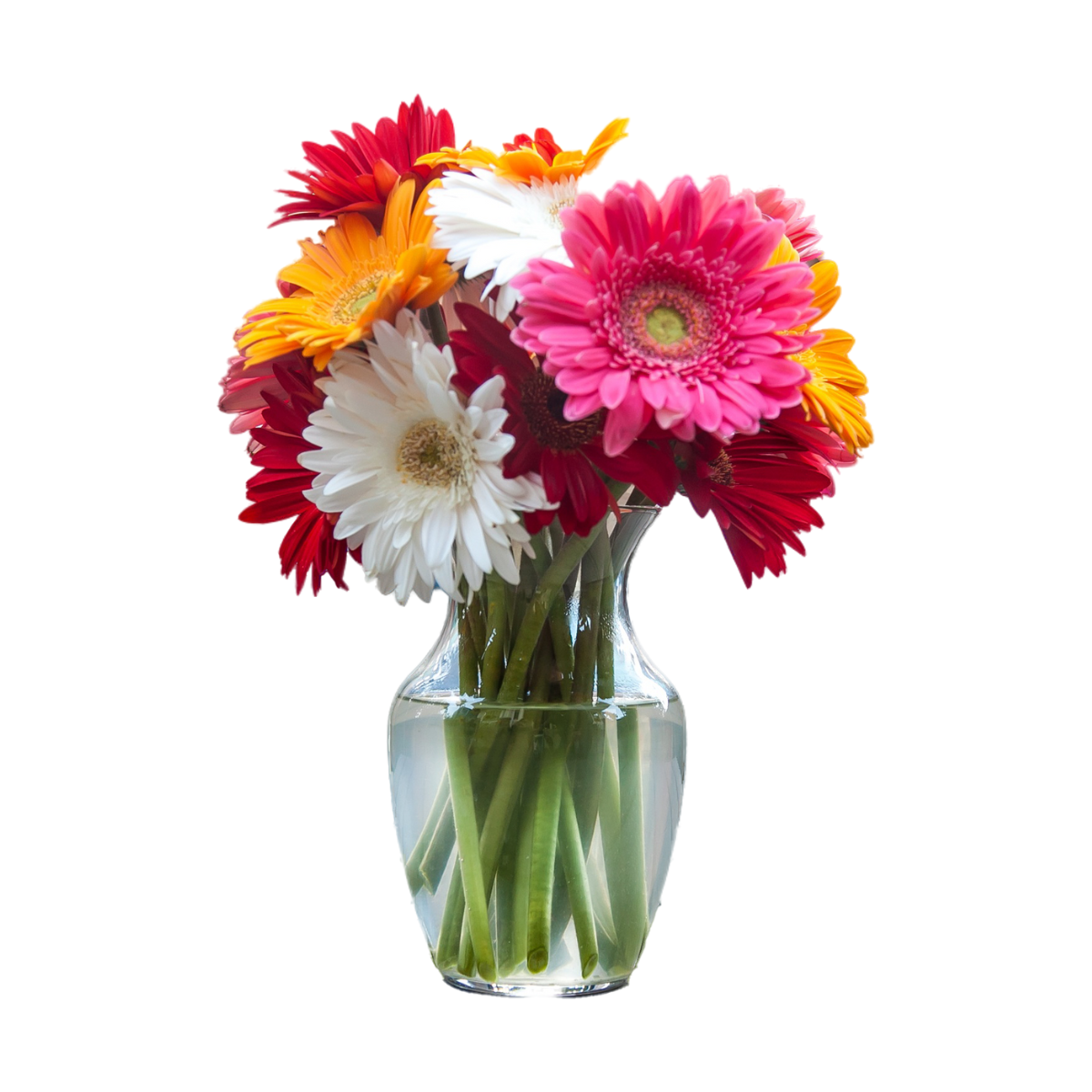 29. Spark Romance with a Stunning Crystal Vase and Fresh Flowers for 7th Anniversary