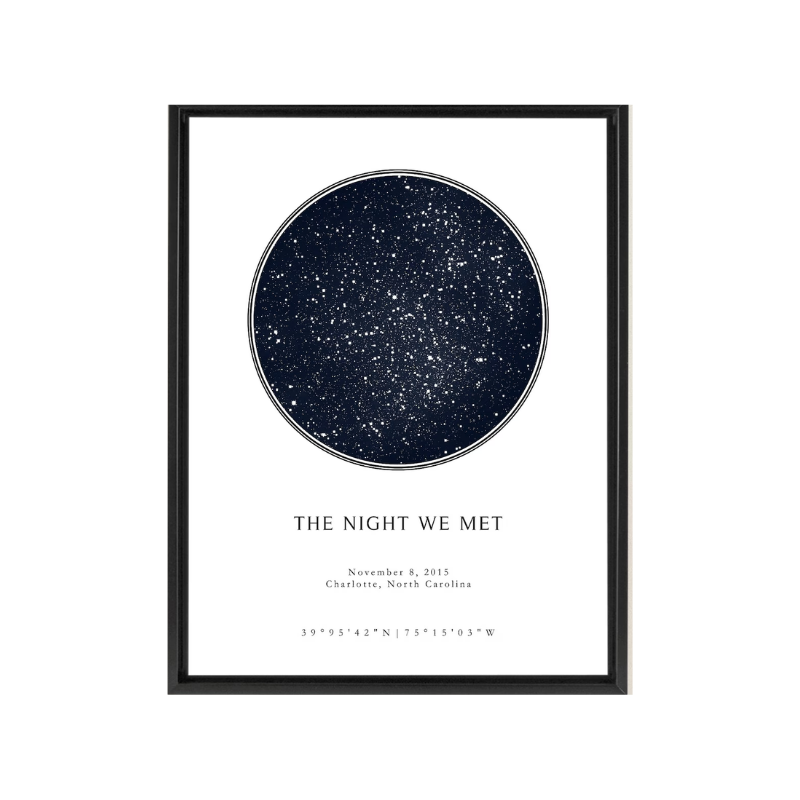 13. Capture Your Love Story in the Stars with a Custom Star Map Gift