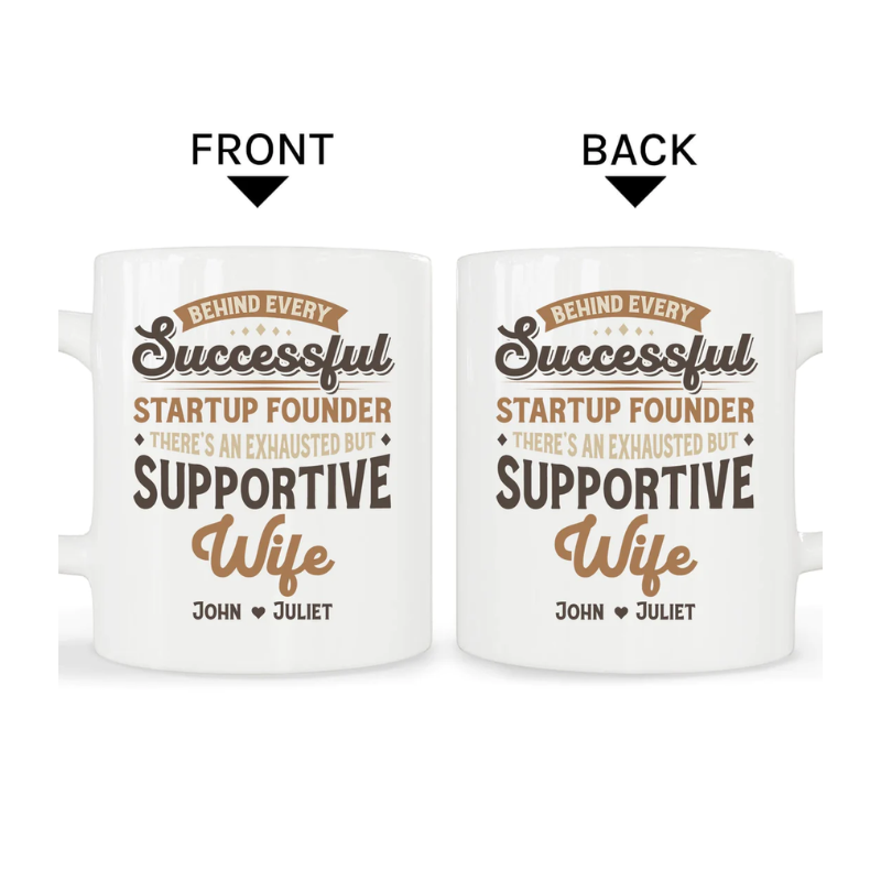 1. Surprise Your Exhausted But Supportive Wife with a Custom Mug from MyMindfulGifts