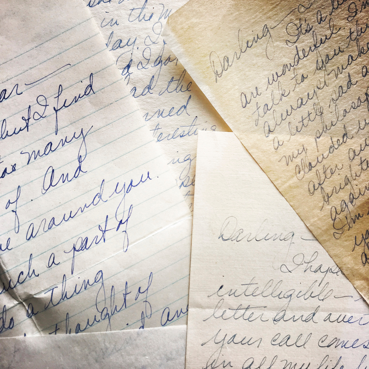 14. Capture Your Love Story: Handwritten Linen Love Letter for Your Anniversary