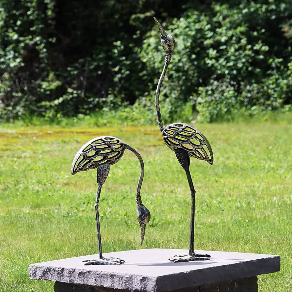 48. Transform Your Garden with a Unique Iron Anniversary Sculpture - Perfect for Her!