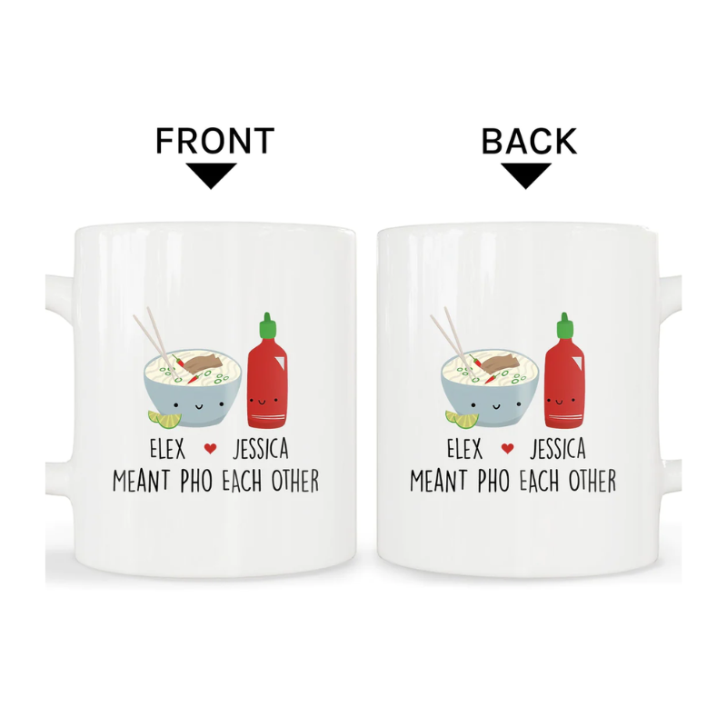 31. Spice Up Your Anniversary with a Hilarious Personalized Mug - Perfect for Pho Lovers!