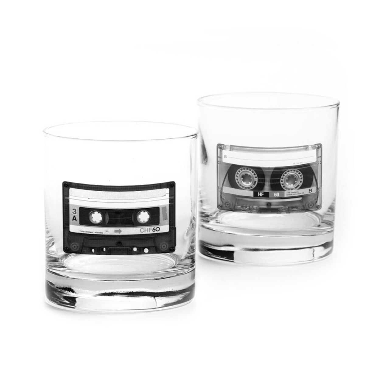 34. Raise a Melodic Toast with Music-Themed Whiskey Glasses—the Interesting 1 Year Anniversary Gift for Husband!