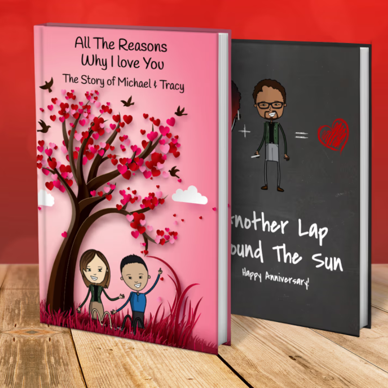 28. Create a Personalized Love Story Book for a Unique 7 Year Anniversary Gift