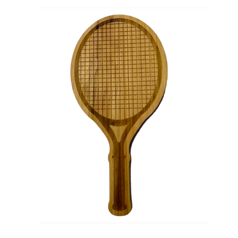 3. Serve Up Memories with a Tennis Racket Cheese Board—the Perfect 6th Anniversary Traditional Gift