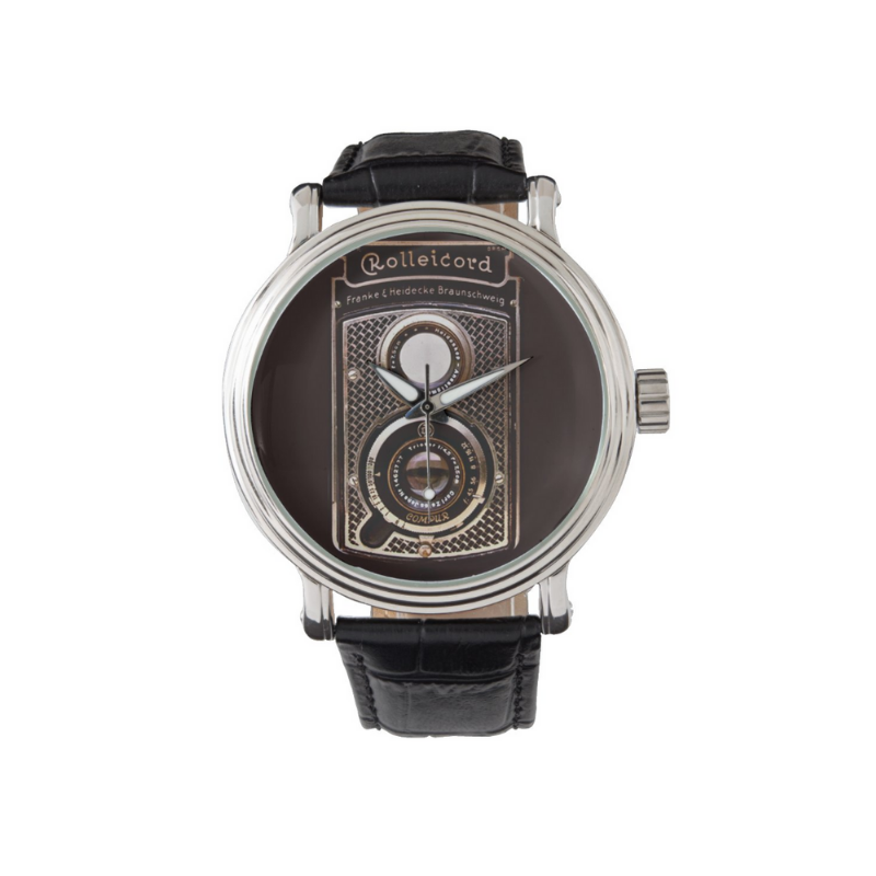17. Capture Timeless Love with a Vintage Camera-Inspired Watch: Perfect 8th Anniversary Gift