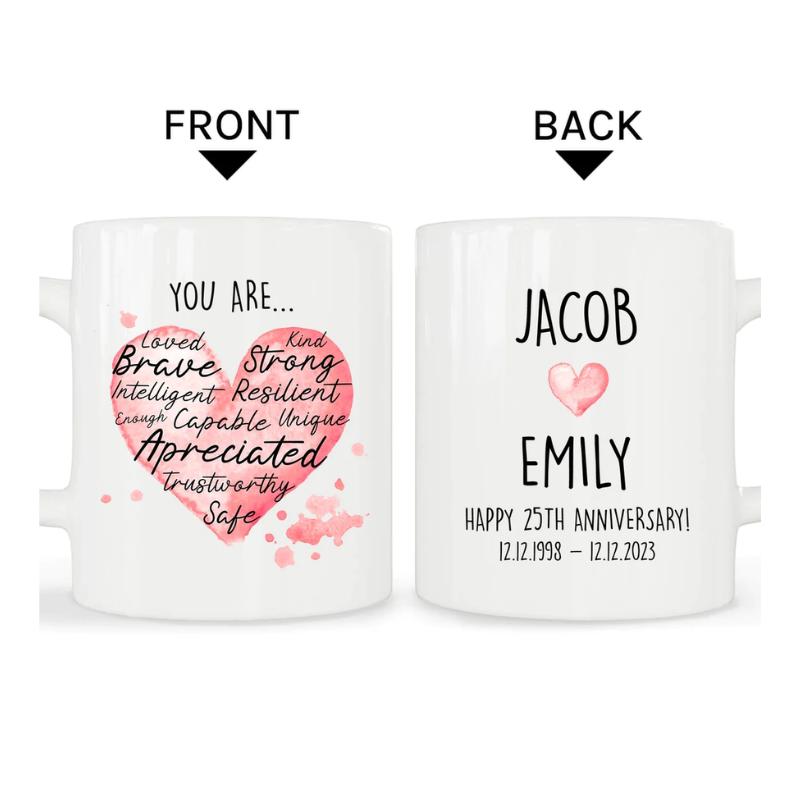 11. 7 Year Anniversary Bliss: Personalized Custom Mug - A Unique and Thoughtful Gift Idea