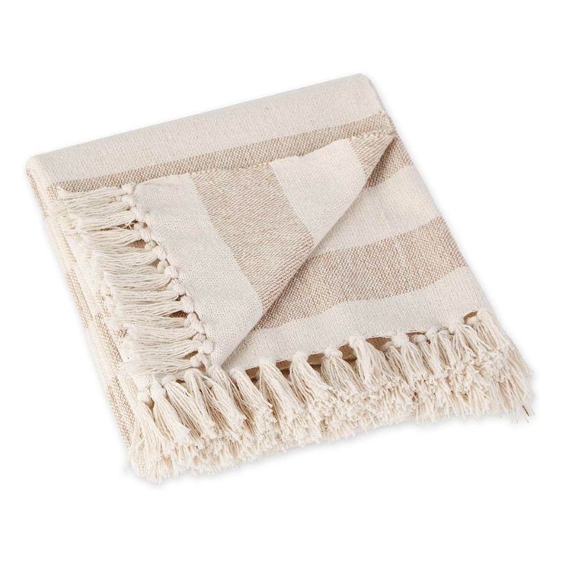 Wrap Your Love in Style with a Handwoven Cotton Throw Blanket