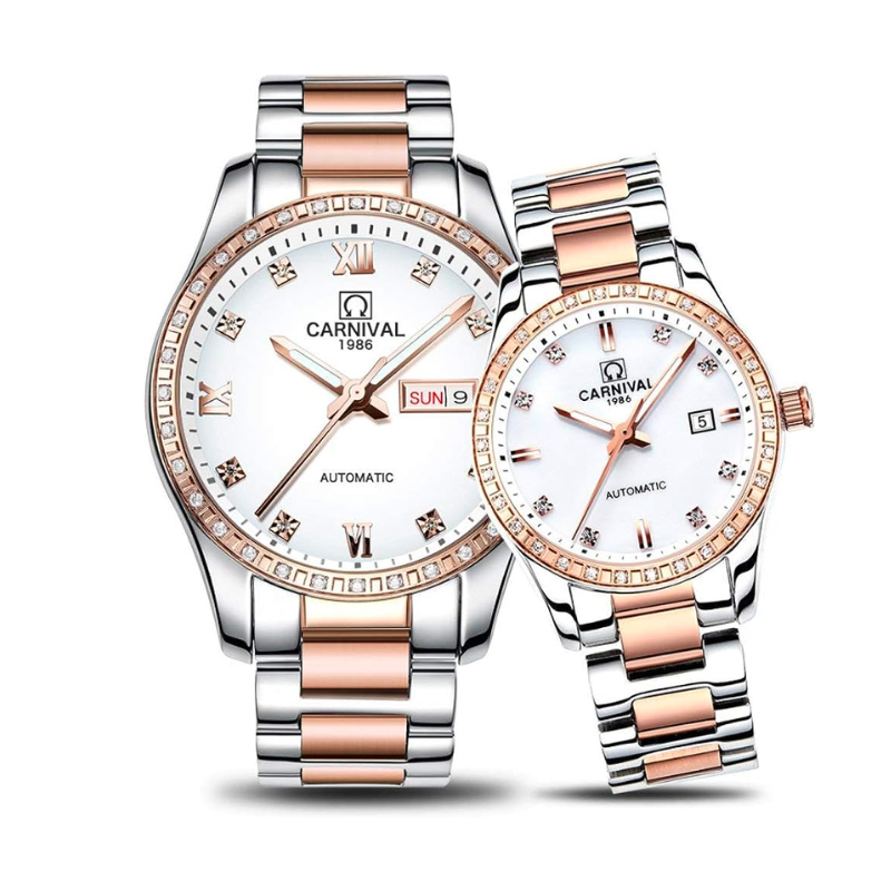 33. Stylishly Celebrate Your 6 Year Anniversary with Fashionable Couple's Watches