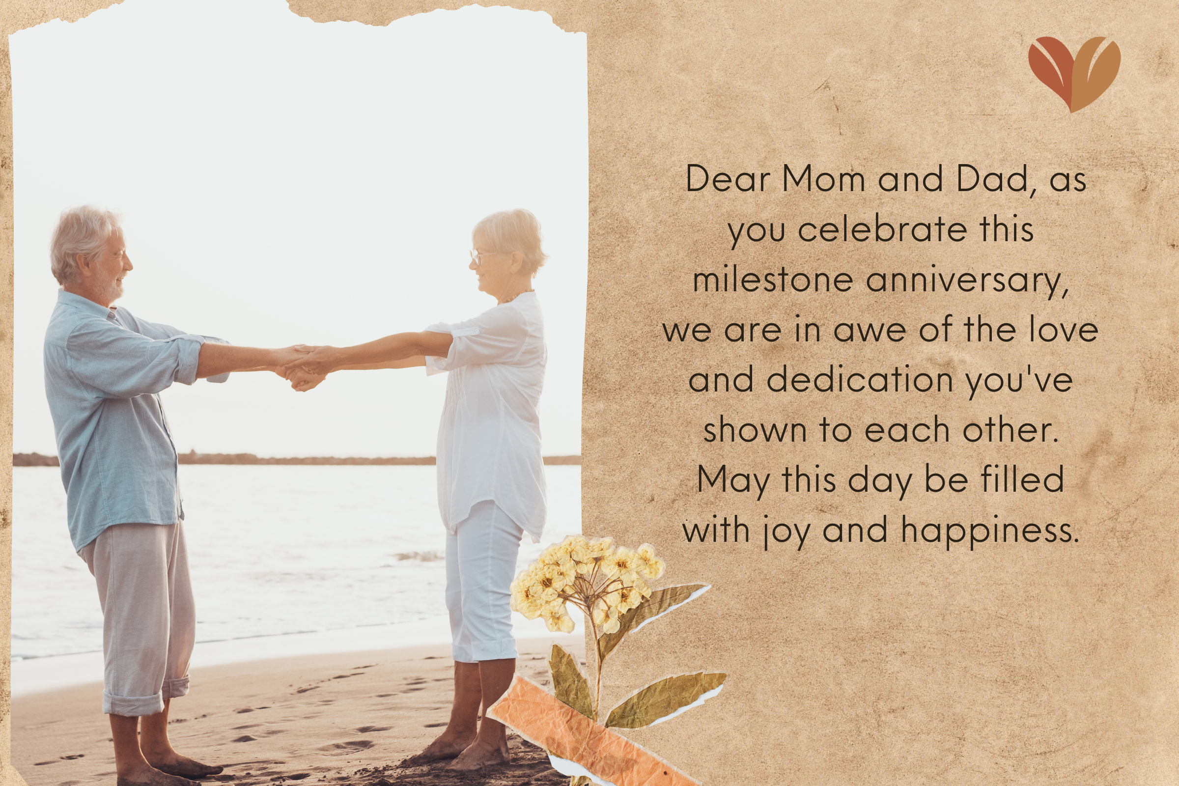 Milestone anniversary quotes for beloved mom and dad...: Happy Anniversary Wishes for Parents