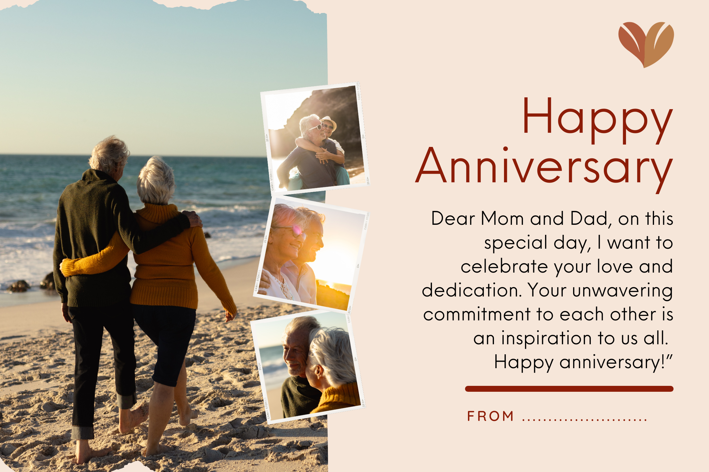 Sending happy anniversary parents wishes to those who raised us